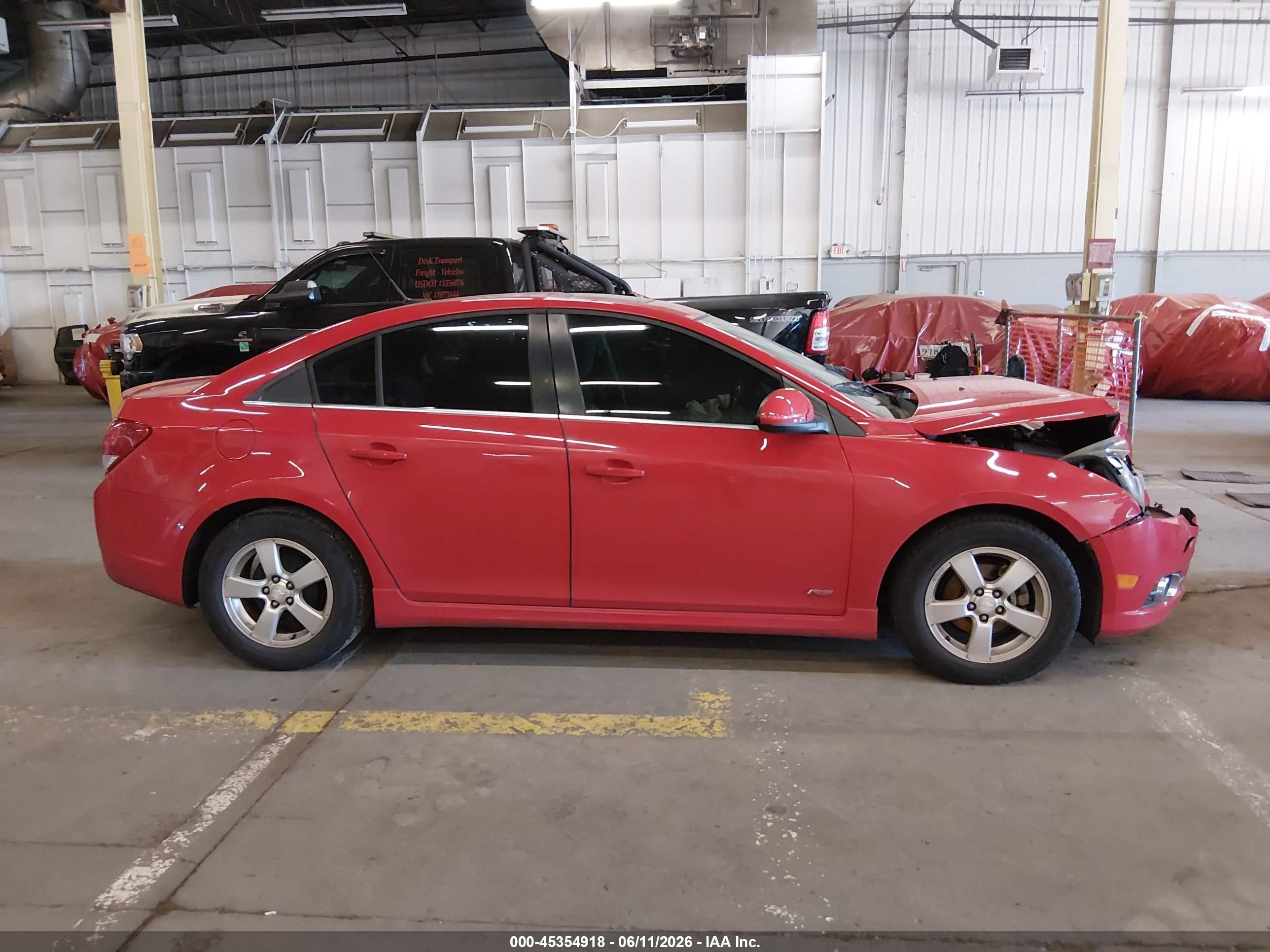 2012 Chevrolet Cruze 1lt Красный vin: 1G1PF5SC7C7375583