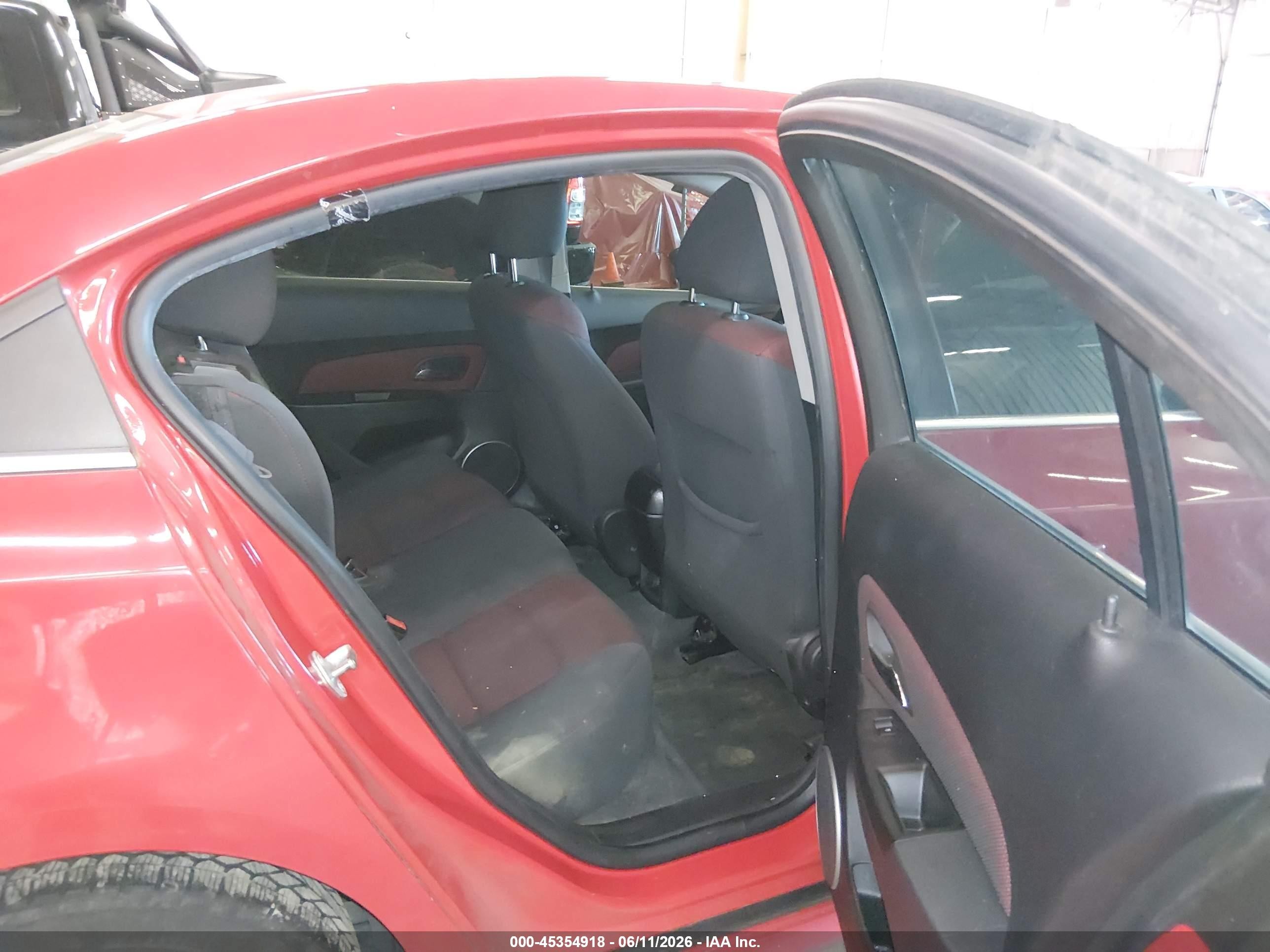 2012 Chevrolet Cruze 1lt Красный vin: 1G1PF5SC7C7375583