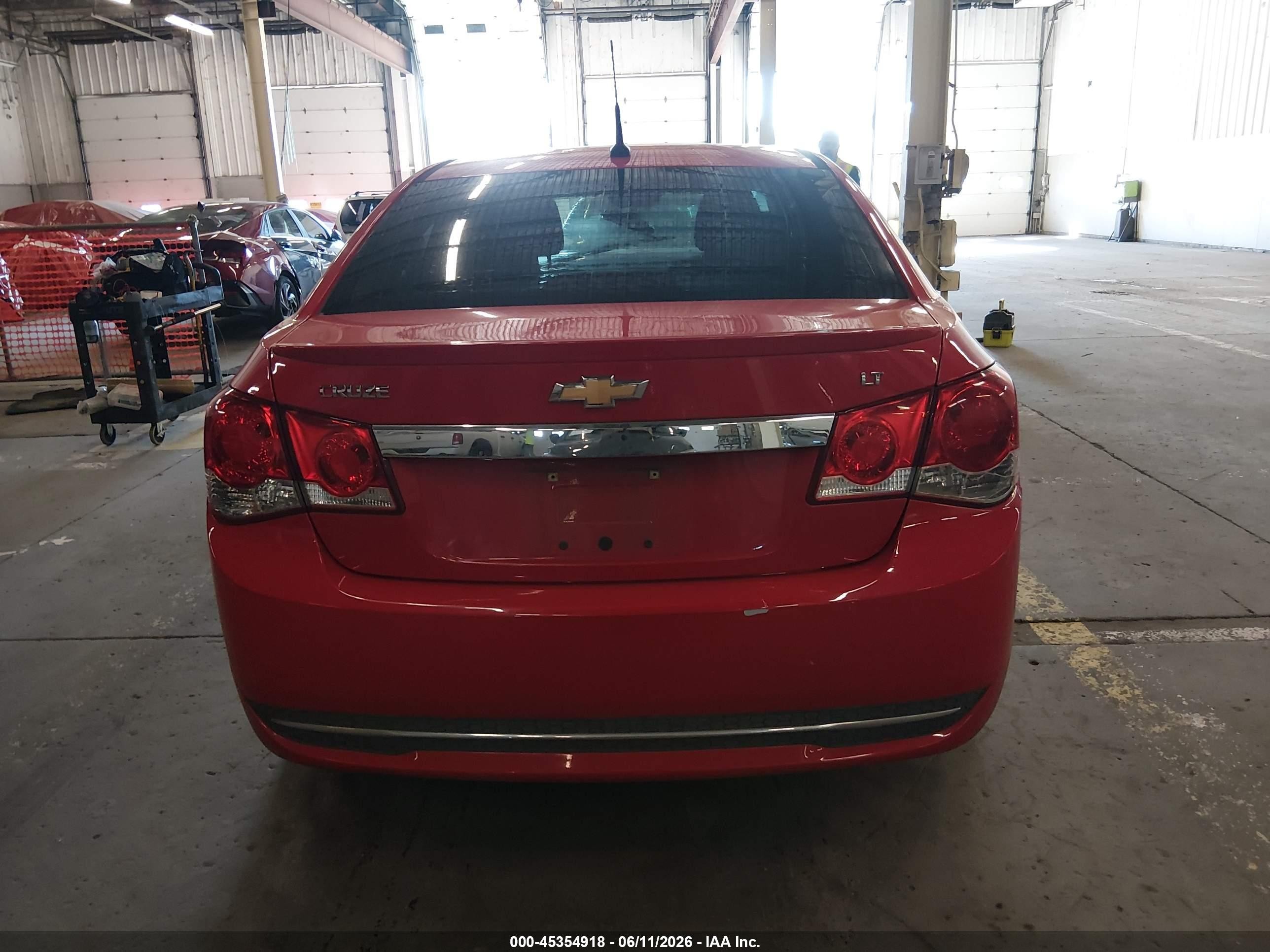 2012 Chevrolet Cruze 1lt Красный vin: 1G1PF5SC7C7375583