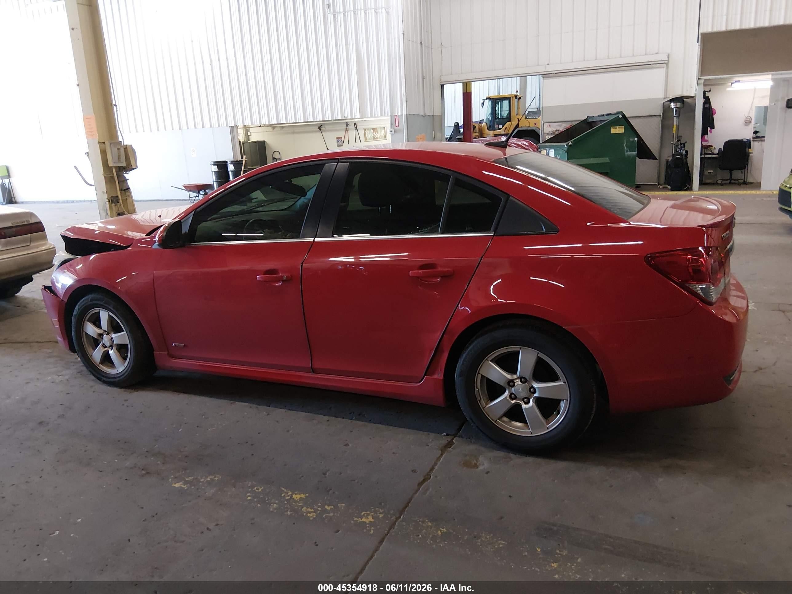 2012 Chevrolet Cruze 1lt Красный vin: 1G1PF5SC7C7375583