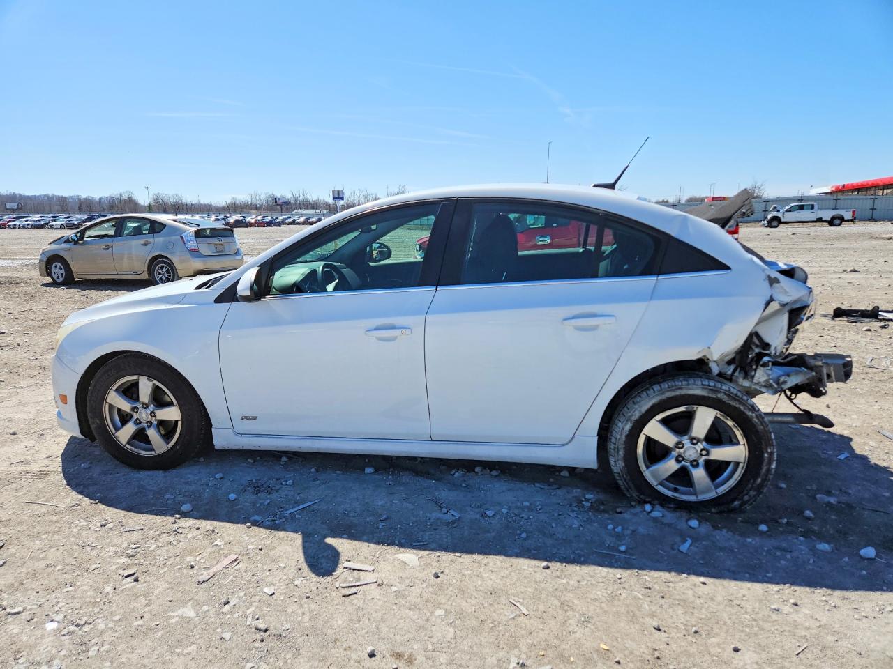 2012 Chevrolet Cruze Lt White vin: 1G1PF5SC8C7183394