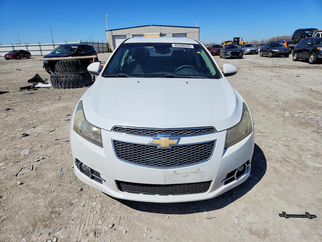 2012 Chevrolet Cruze Lt White vin: 1G1PF5SC8C7183394