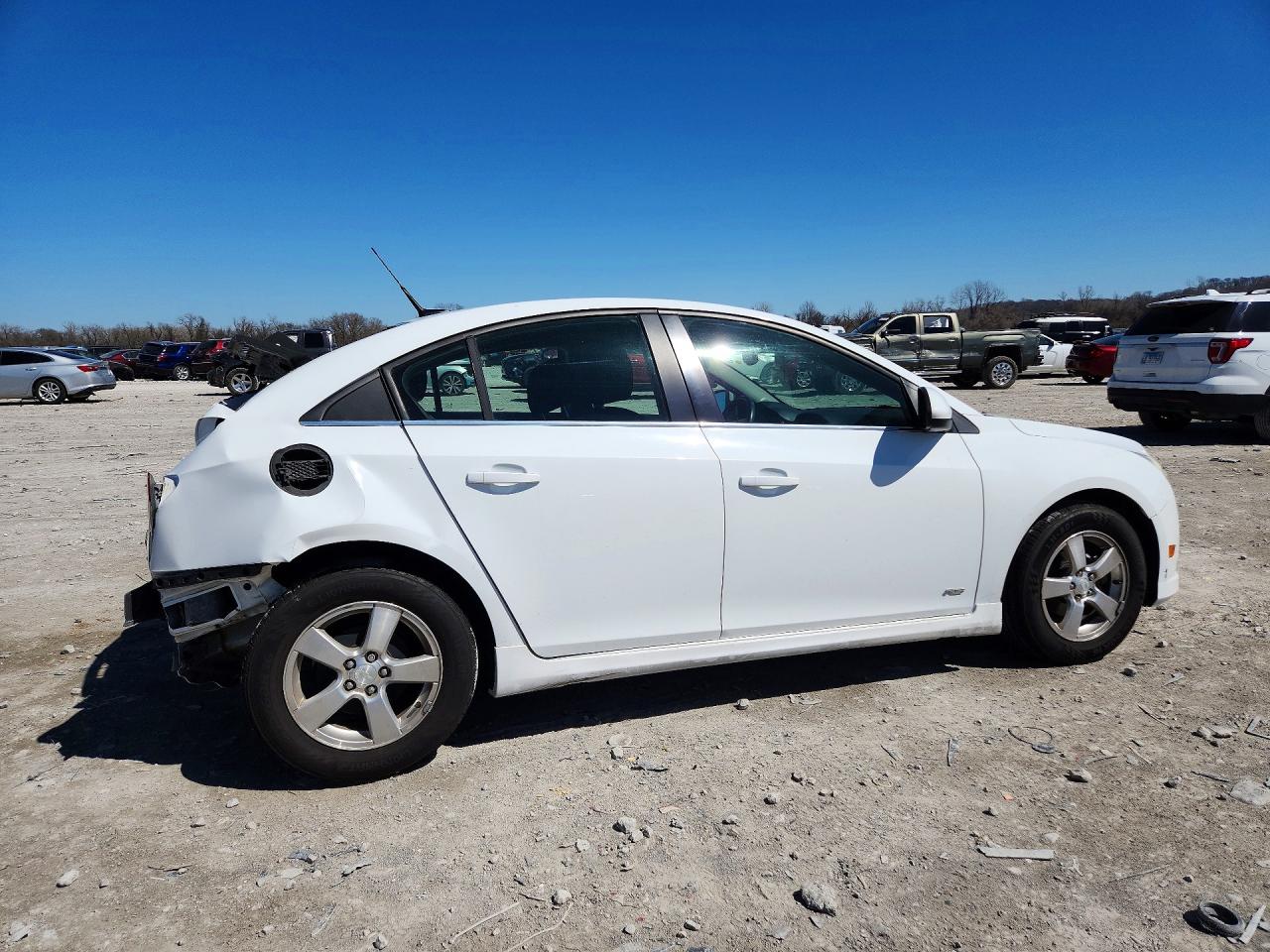 2012 Chevrolet Cruze Lt White vin: 1G1PF5SC8C7183394