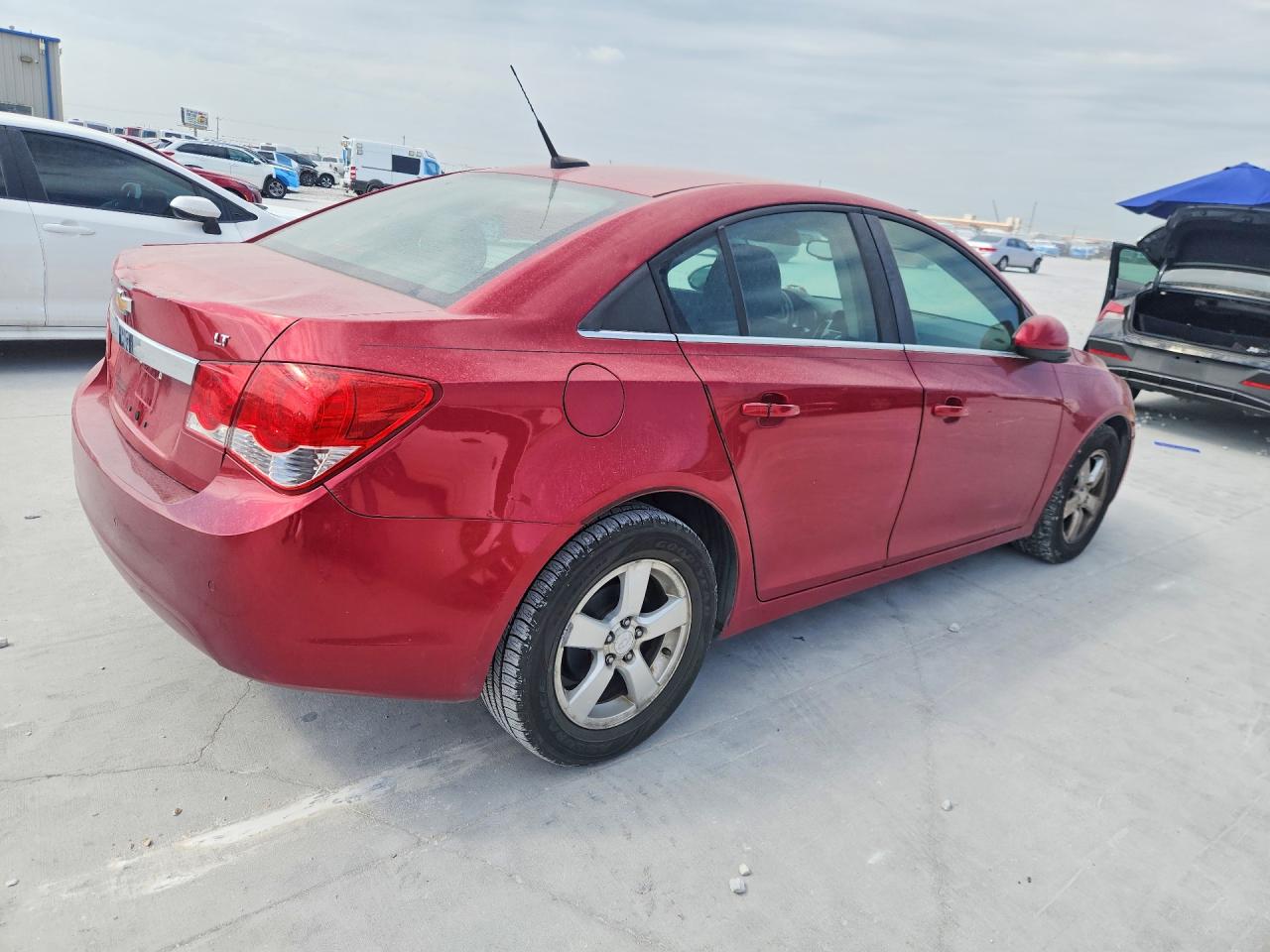 2012 Chevrolet Cruze Lt Red vin: 1G1PF5SC8C7191365