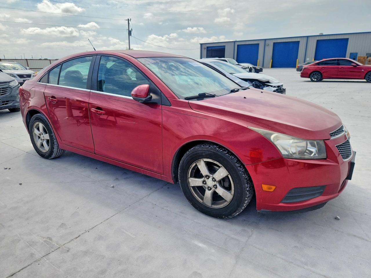 2012 Chevrolet Cruze Lt Red vin: 1G1PF5SC8C7191365