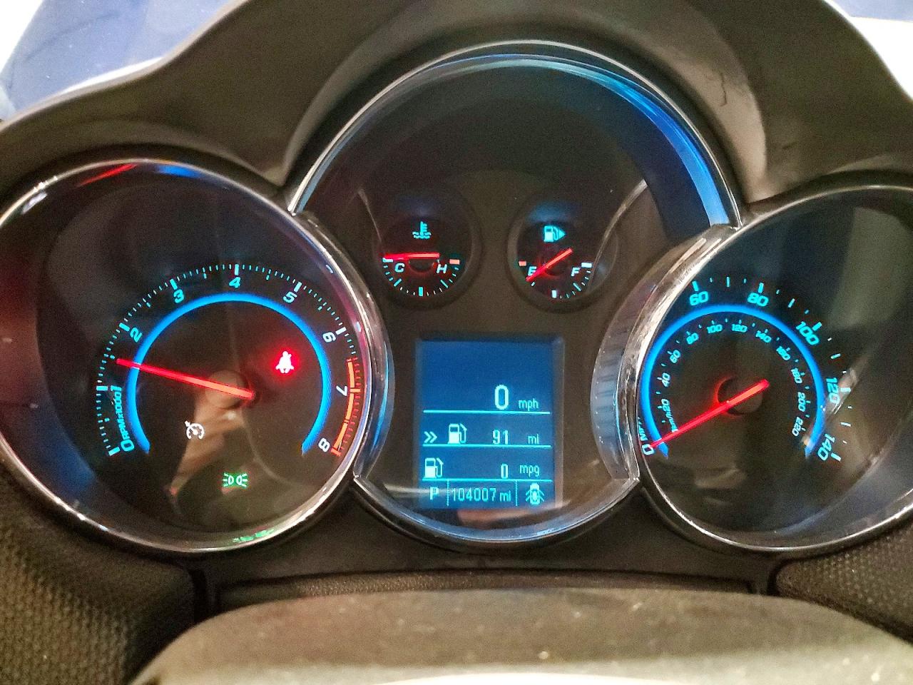 2012 Chevrolet Cruze Lt Blue vin: 1G1PF5SC8C7191849