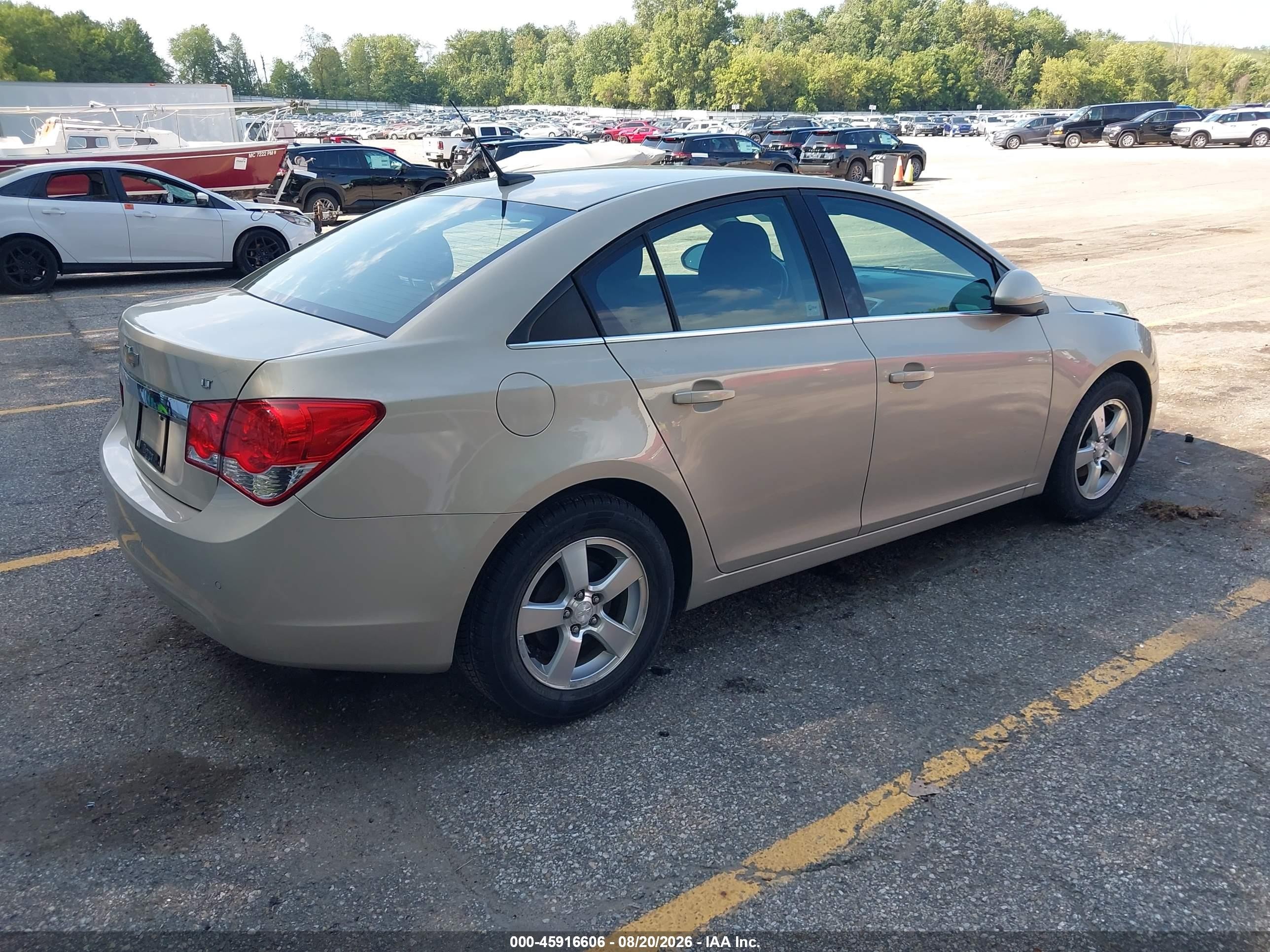 2012 Chevrolet Cruze 1lt Champagne vin: 1G1PF5SC8C7290560
