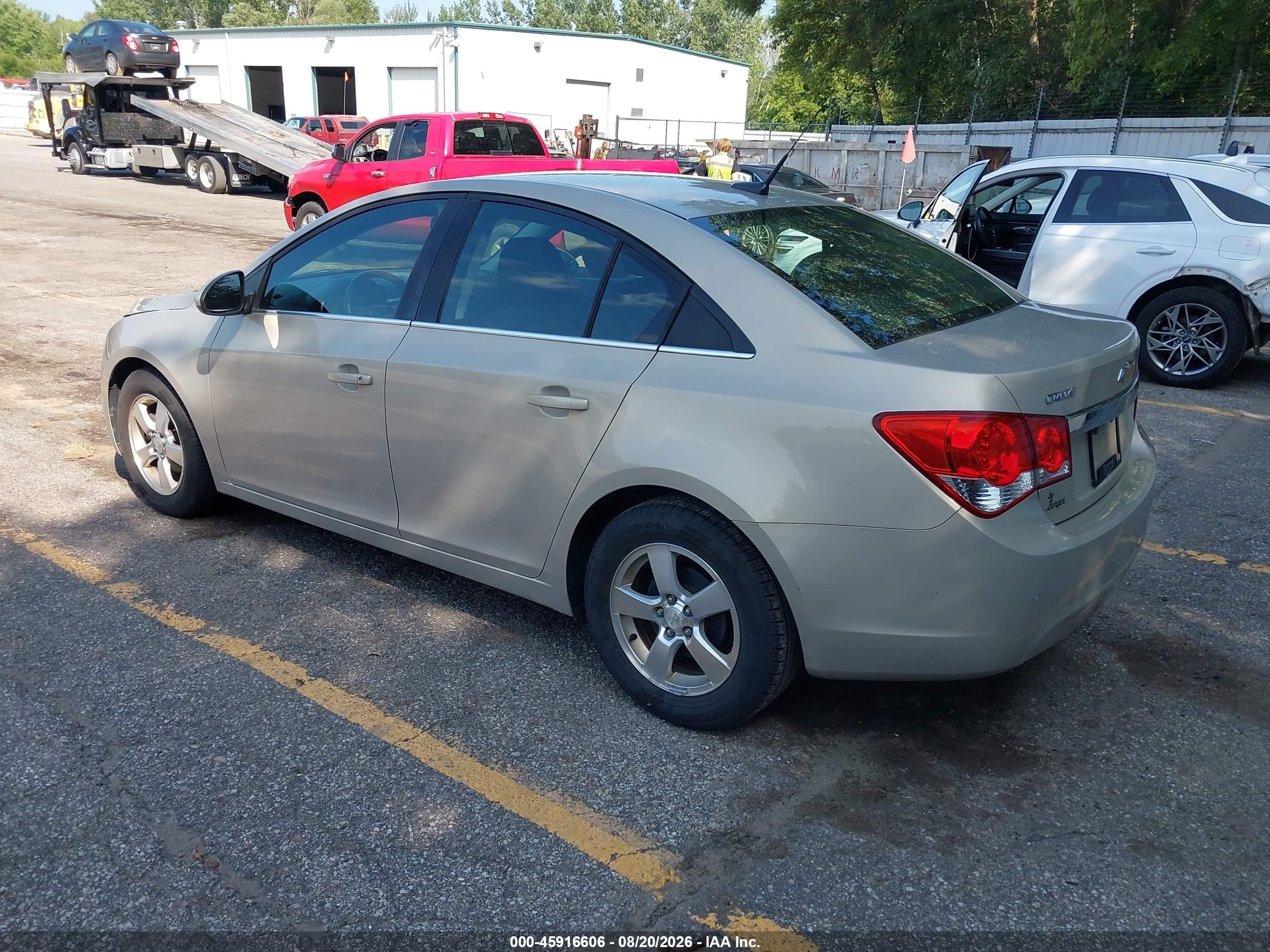 2012 Chevrolet Cruze 1lt Champagne vin: 1G1PF5SC8C7290560