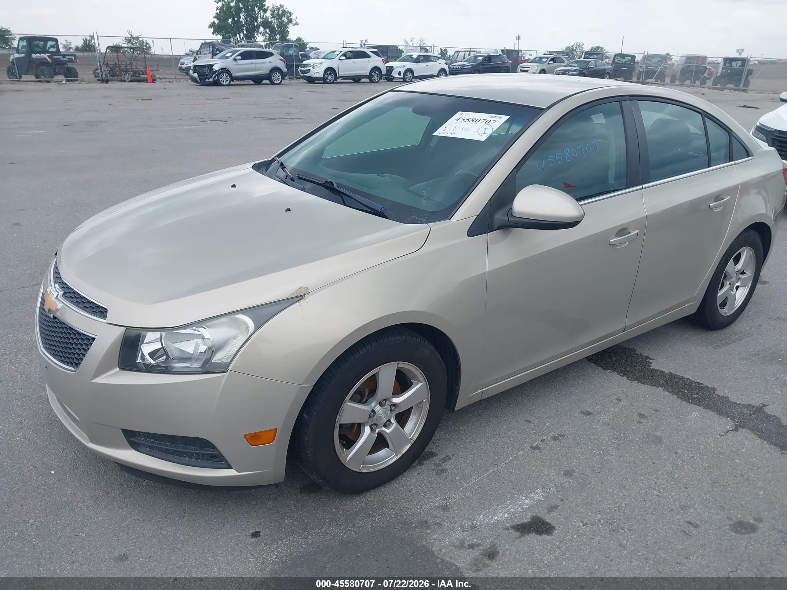 2012 Chevrolet Cruze 1lt Золотой vin: 1G1PF5SC8C7296276