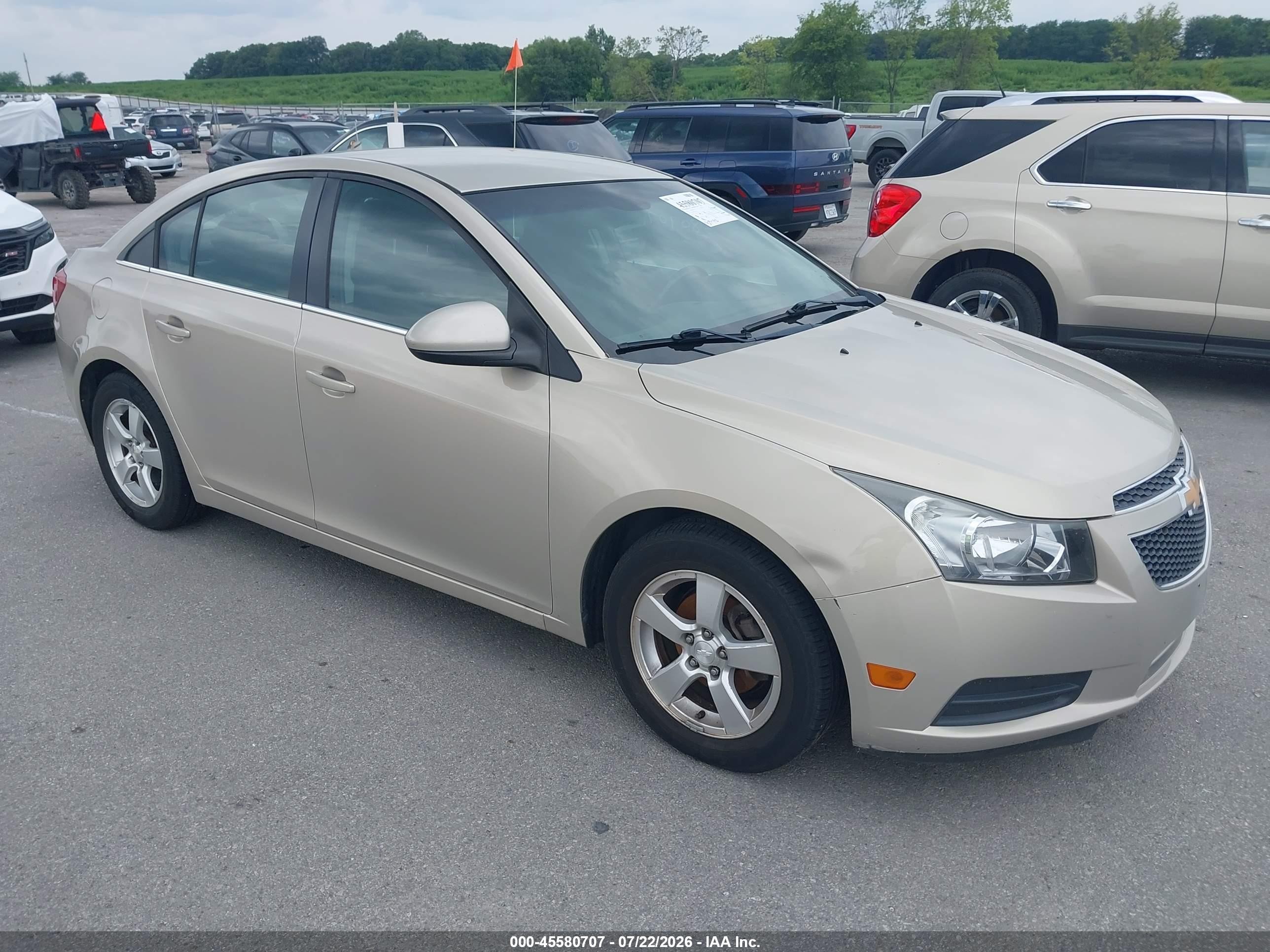 2012 Chevrolet Cruze 1lt Gold vin: 1G1PF5SC8C7296276