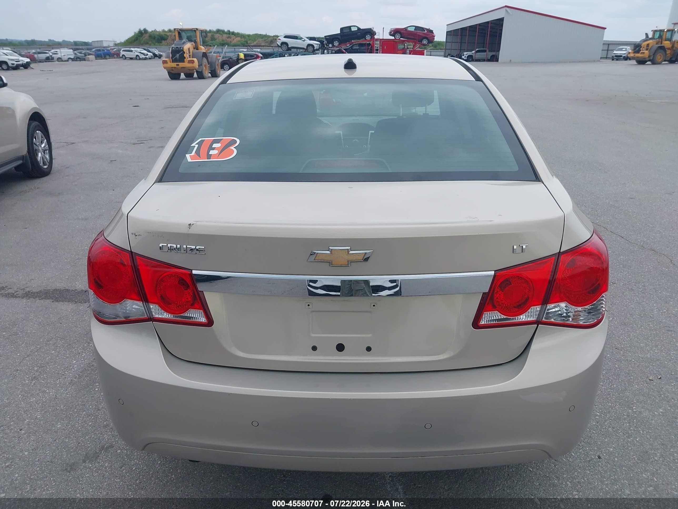 2012 Chevrolet Cruze 1lt Золотой vin: 1G1PF5SC8C7296276