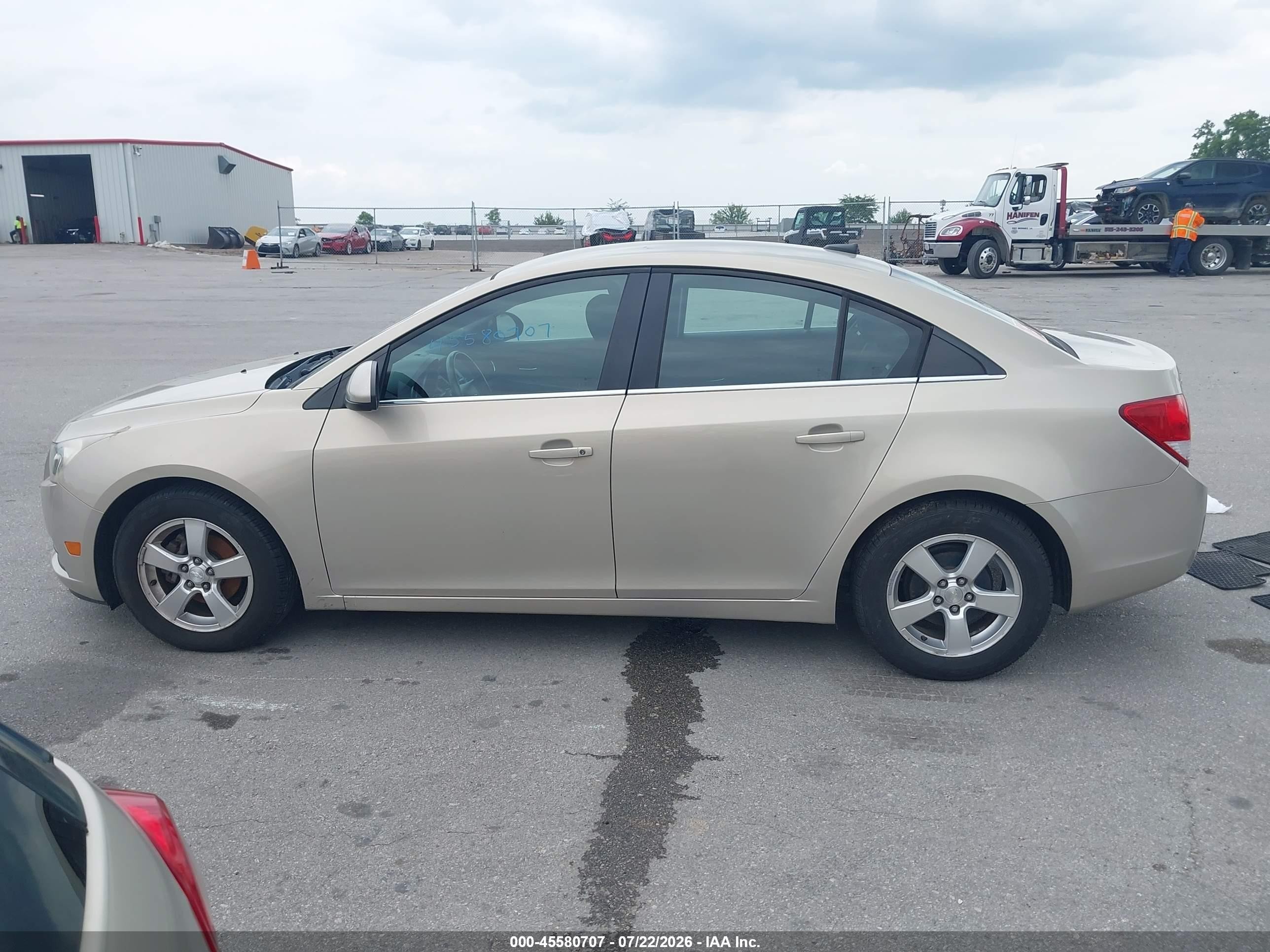 2012 Chevrolet Cruze 1lt Золотой vin: 1G1PF5SC8C7296276