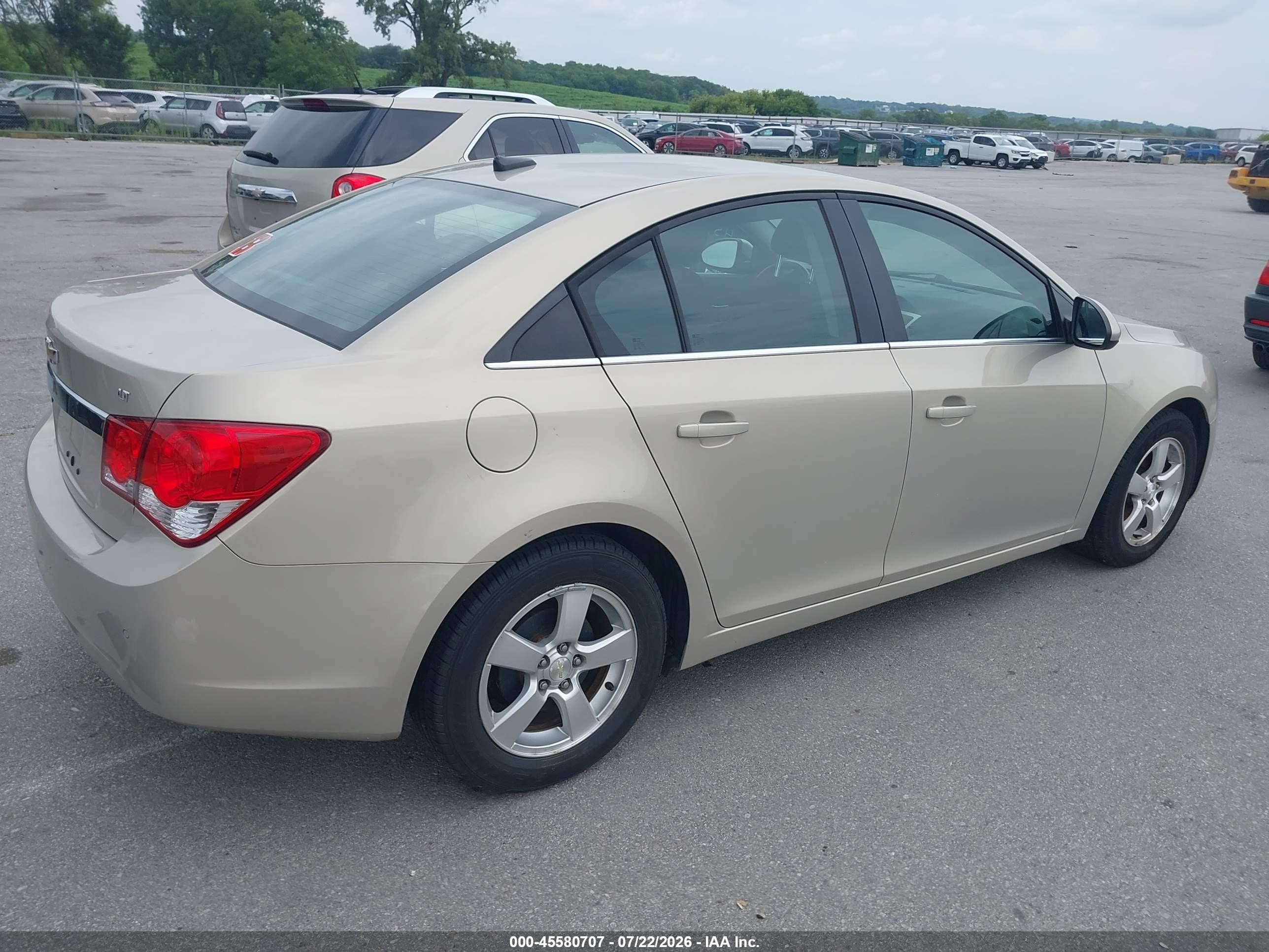 2012 Chevrolet Cruze 1lt Золотой vin: 1G1PF5SC8C7296276