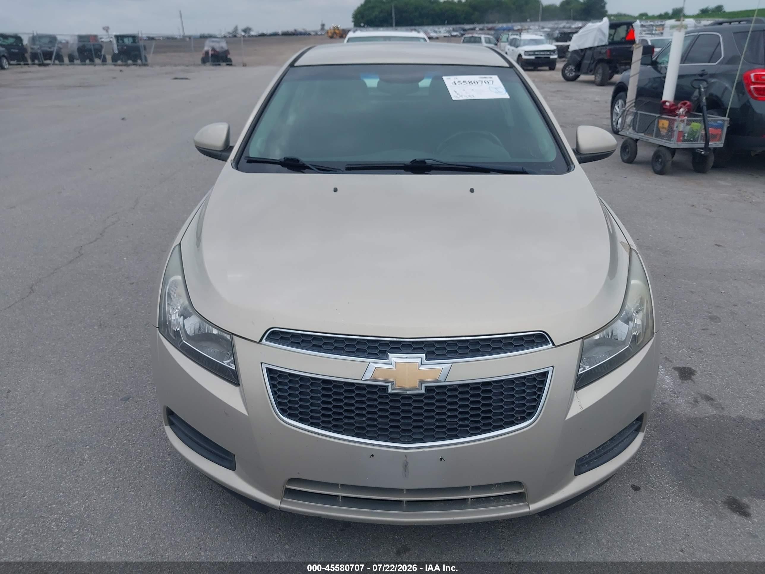 2012 Chevrolet Cruze 1lt Золотой vin: 1G1PF5SC8C7296276