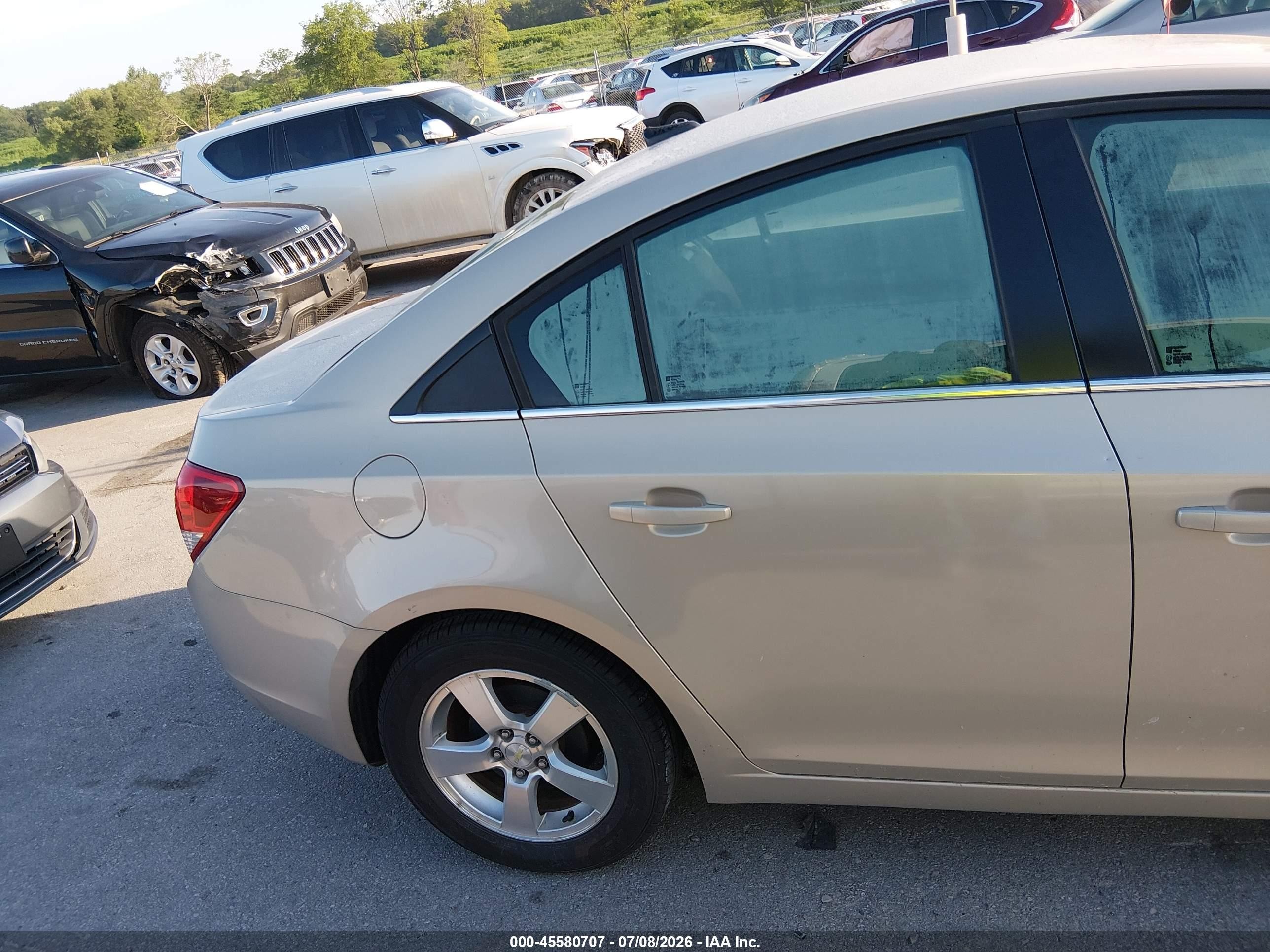2012 Chevrolet Cruze 1lt Золотой vin: 1G1PF5SC8C7296276