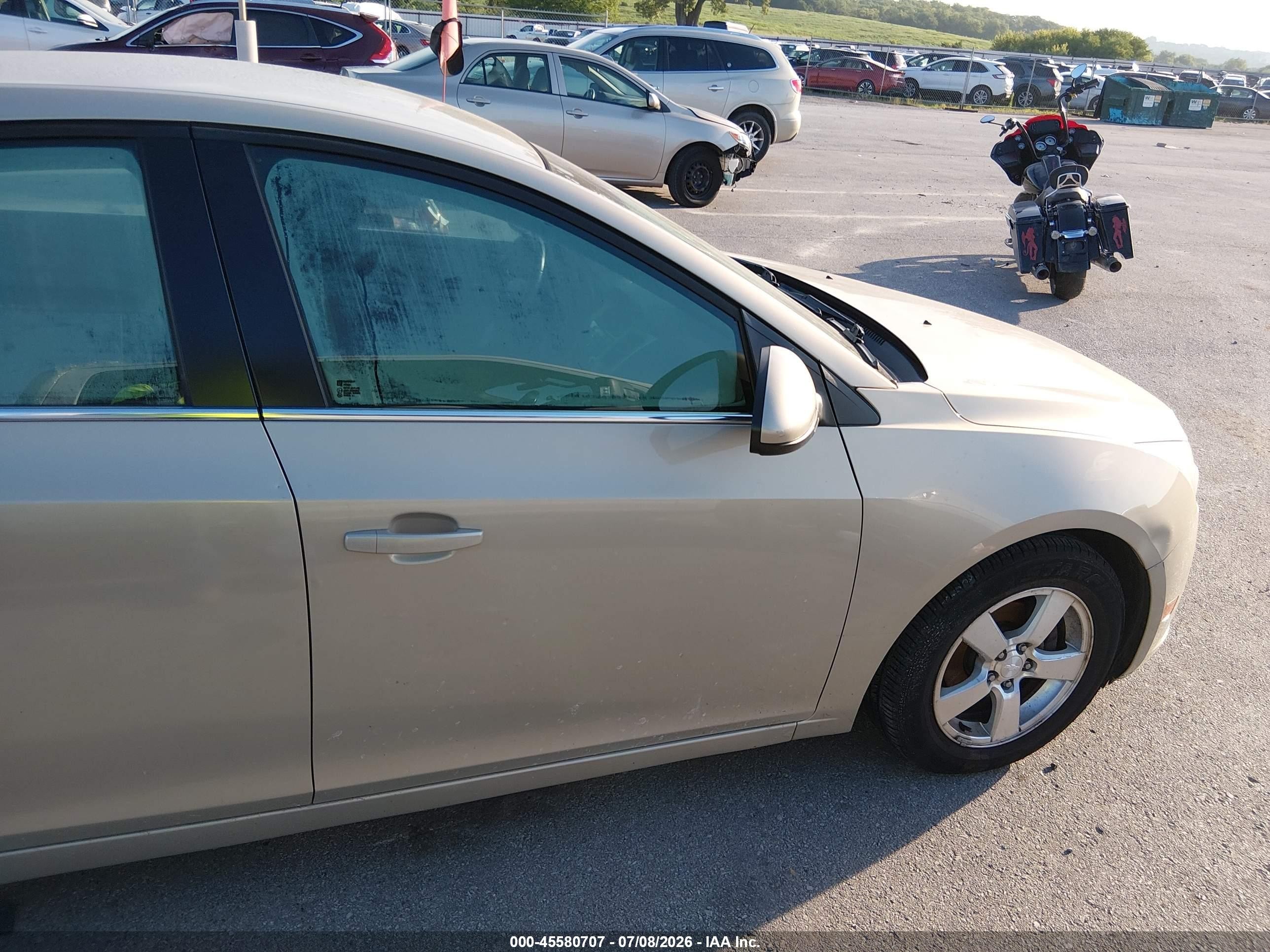 2012 Chevrolet Cruze 1lt Золотой vin: 1G1PF5SC8C7296276
