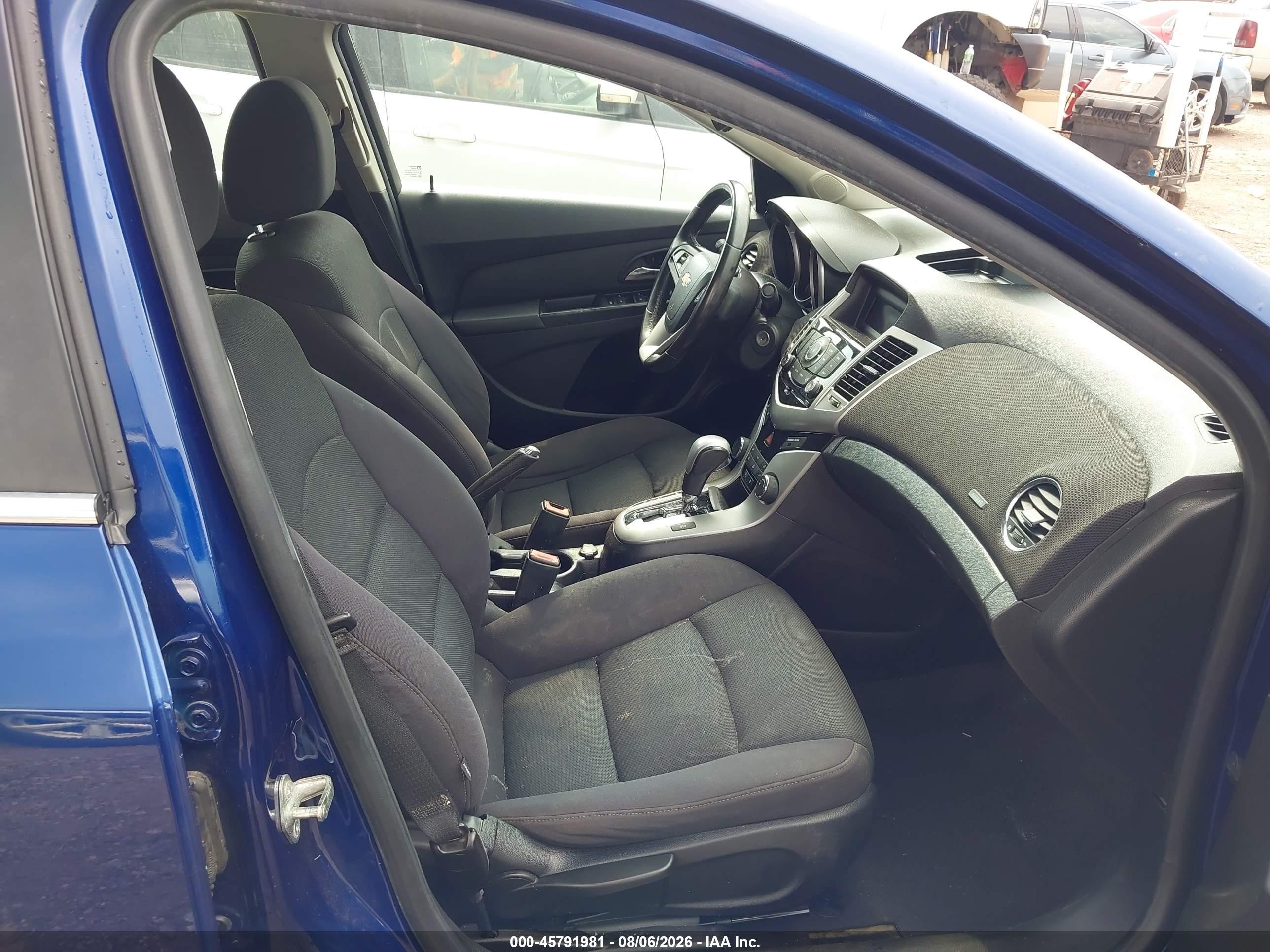 2012 Chevrolet Cruze 1lt Синий vin: 1G1PF5SC8C7299307