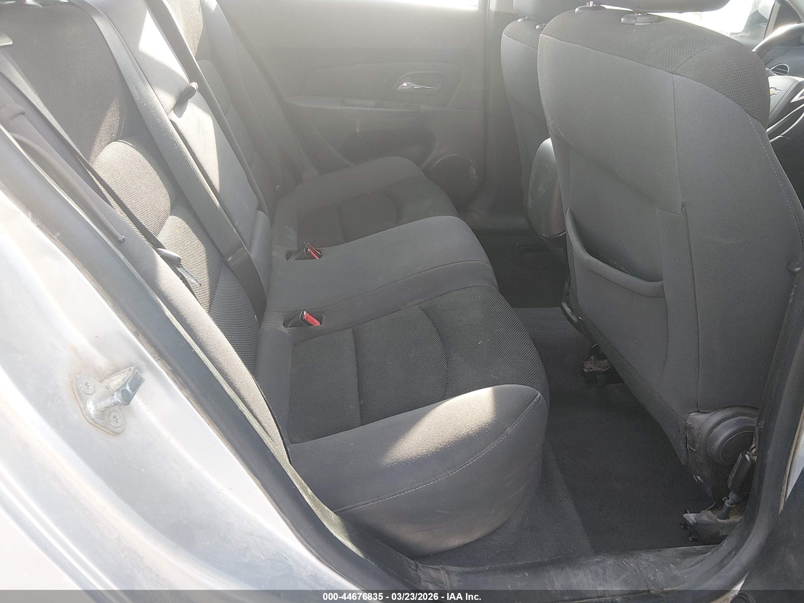 2012 Chevrolet Cruze 1lt Silver vin: 1G1PF5SC8C7389380