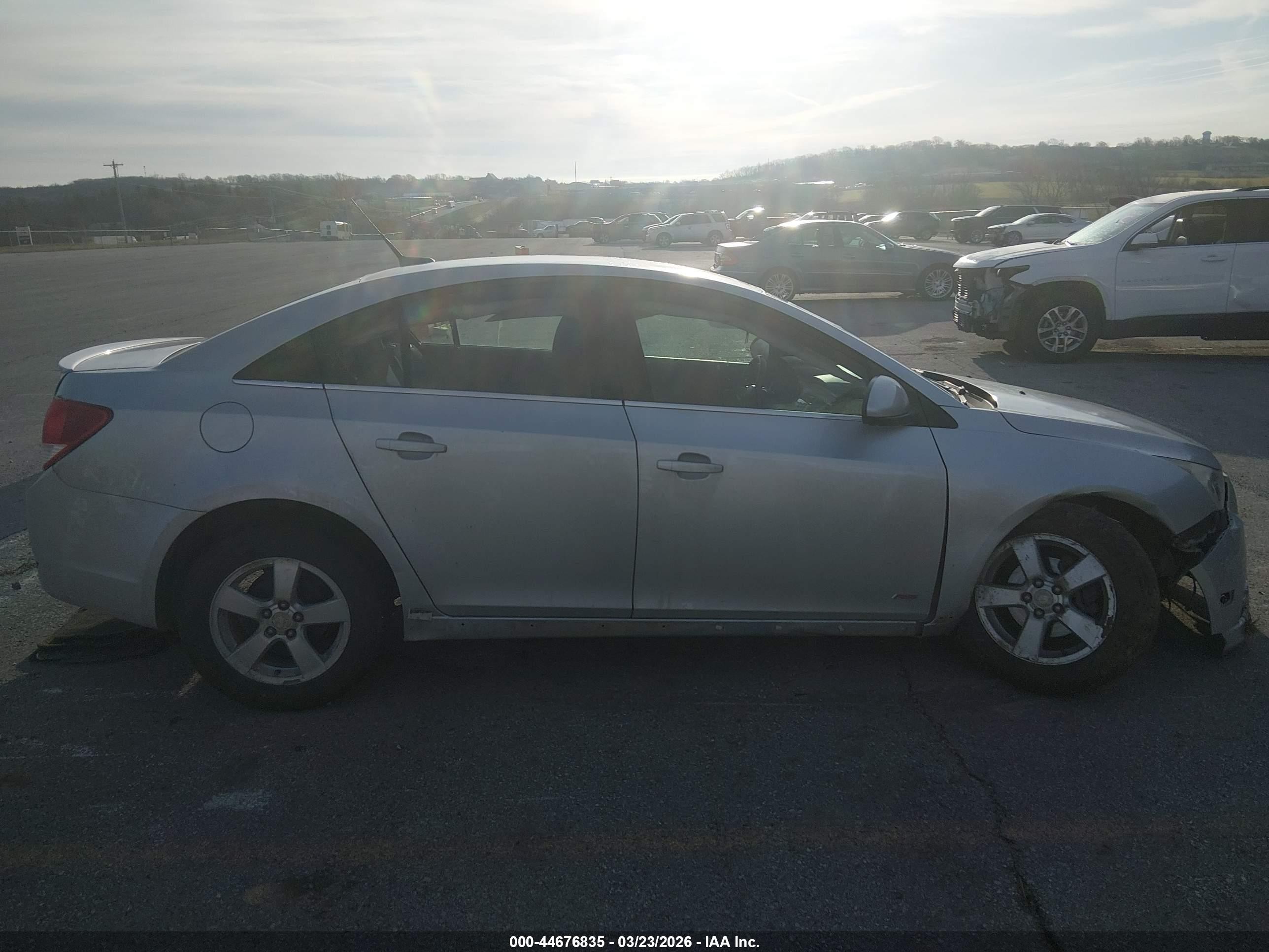 2012 Chevrolet Cruze 1lt Silver vin: 1G1PF5SC8C7389380