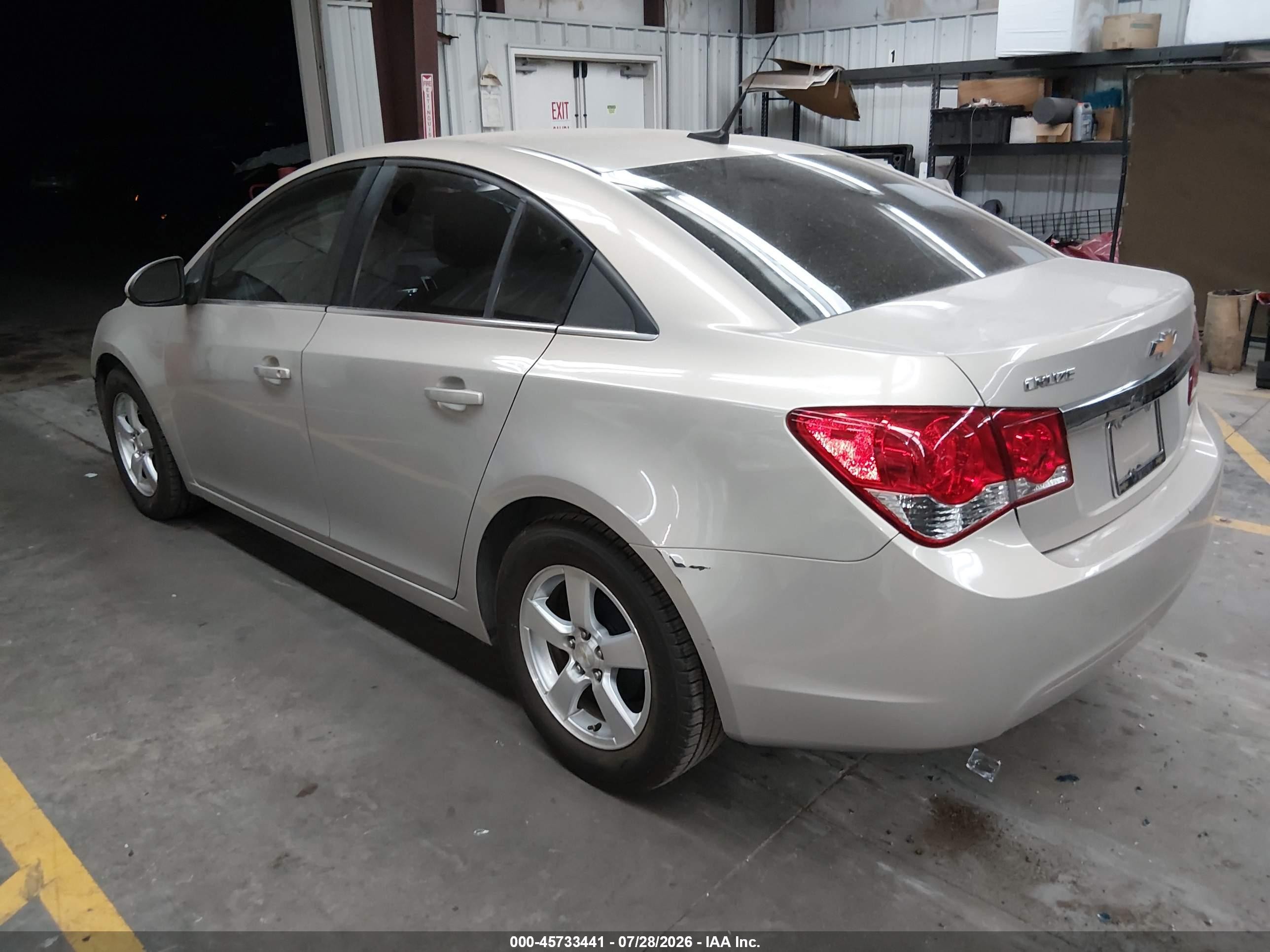 2012 Chevrolet Cruze 1lt Gold vin: 1G1PF5SC9C7122832