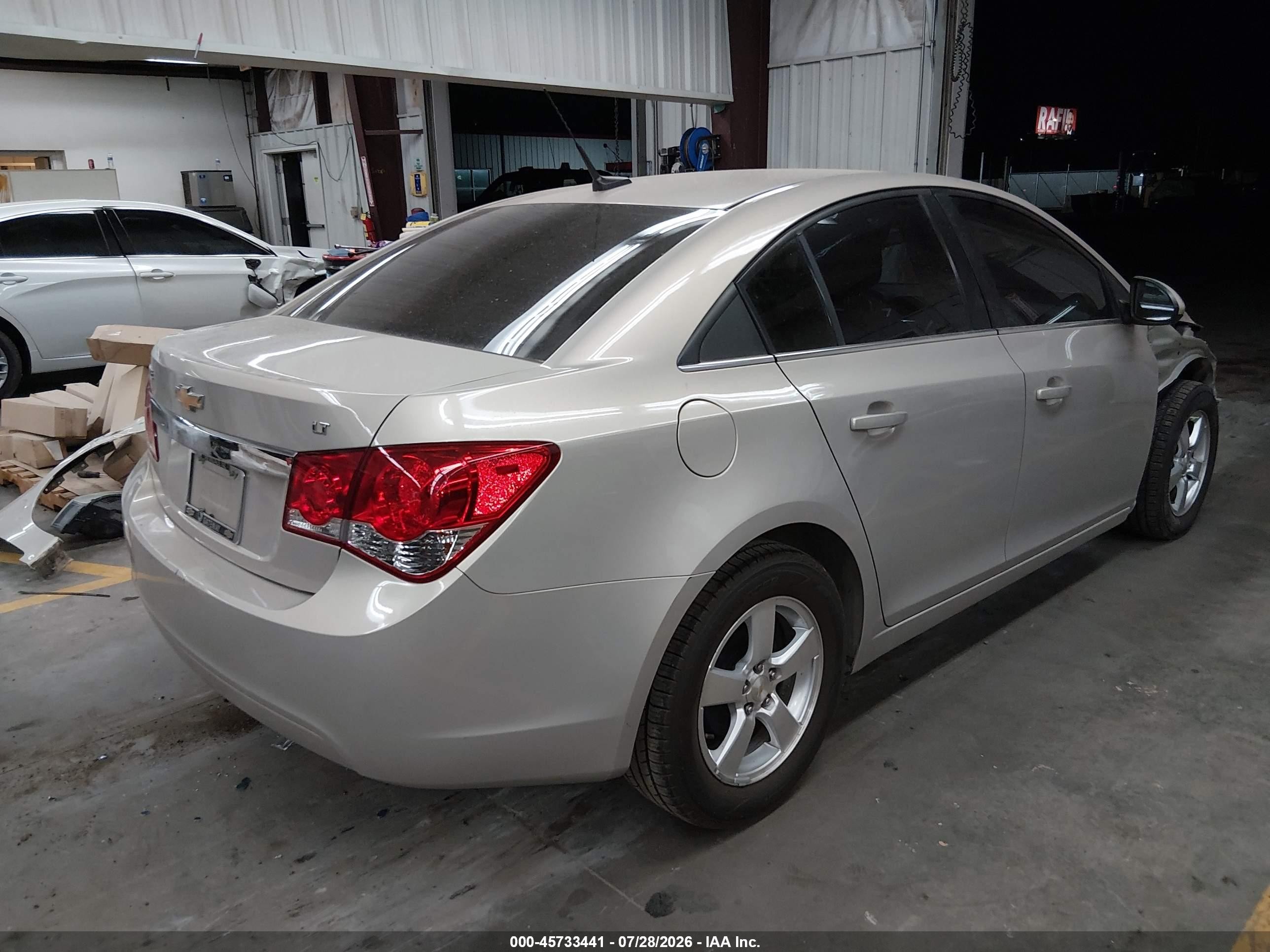 2012 Chevrolet Cruze 1lt Gold vin: 1G1PF5SC9C7122832