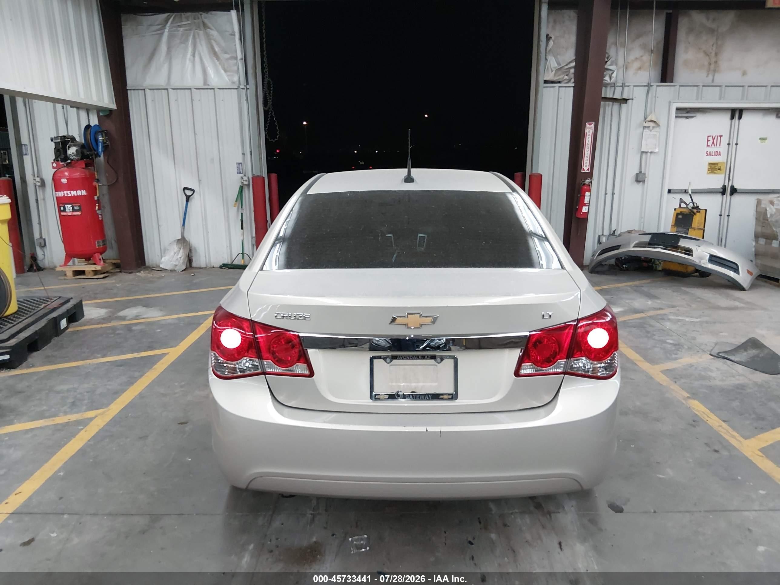 2012 Chevrolet Cruze 1lt Gold vin: 1G1PF5SC9C7122832