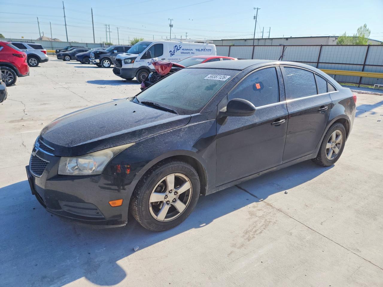 2012 Chevrolet Cruze Lt Black vin: 1G1PF5SC9C7127352