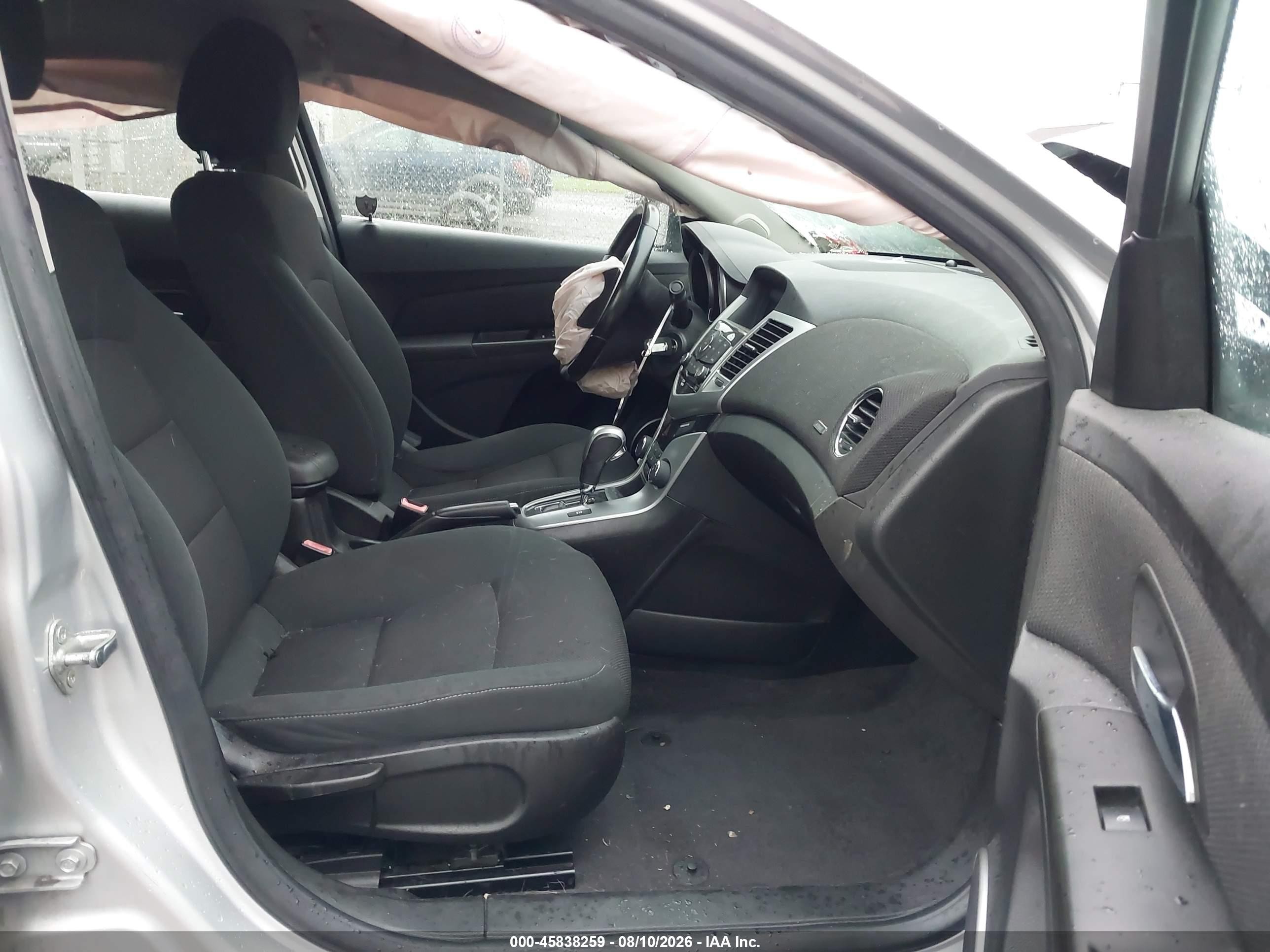 2012 Chevrolet Cruze 1lt Silver vin: 1G1PF5SC9C7166152