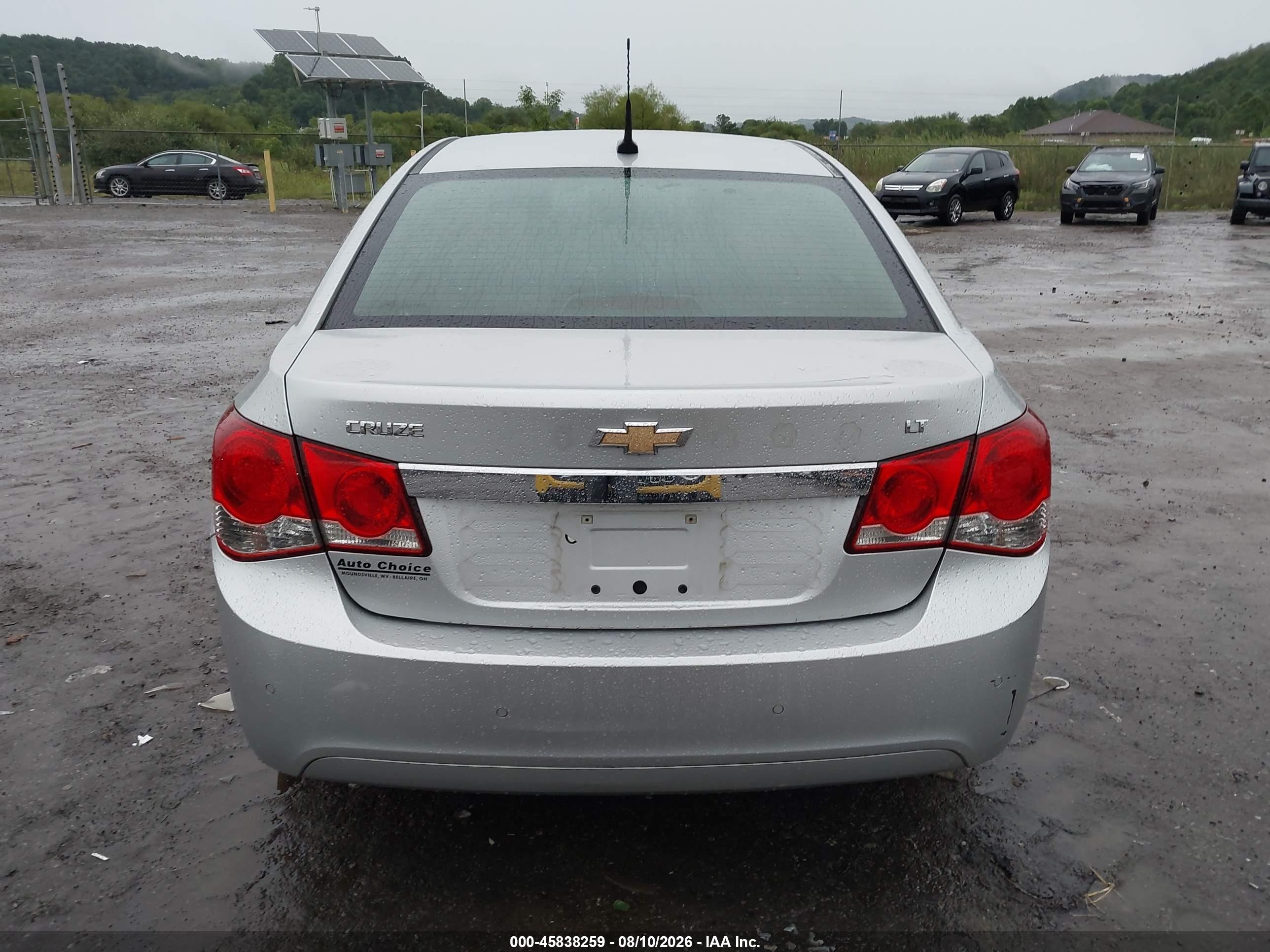 2012 Chevrolet Cruze 1lt Silver vin: 1G1PF5SC9C7166152