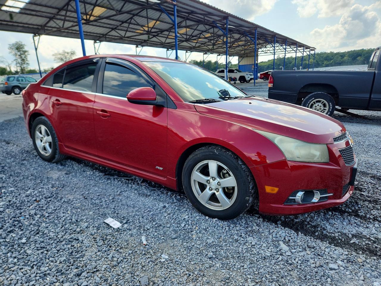 2012 Chevrolet Cruze Lt Red vin: 1G1PF5SC9C7213809