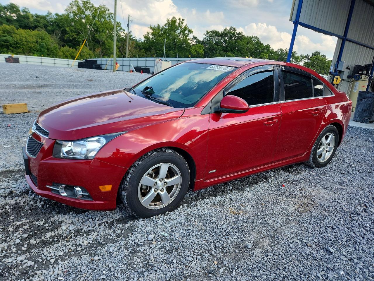 2012 Chevrolet Cruze Lt Red vin: 1G1PF5SC9C7213809
