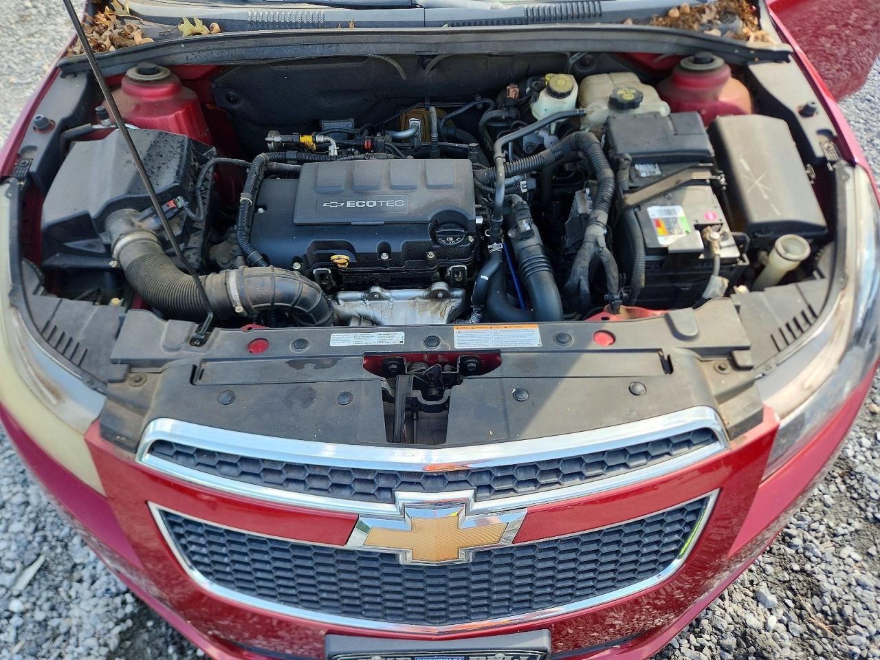 2012 Chevrolet Cruze Lt Red vin: 1G1PF5SC9C7213809