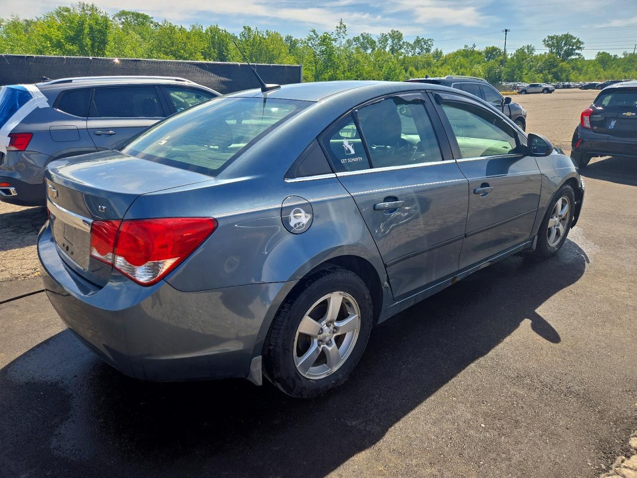 2012 Chevrolet Cruze Lt Blue vin: 1G1PF5SC9C7237883