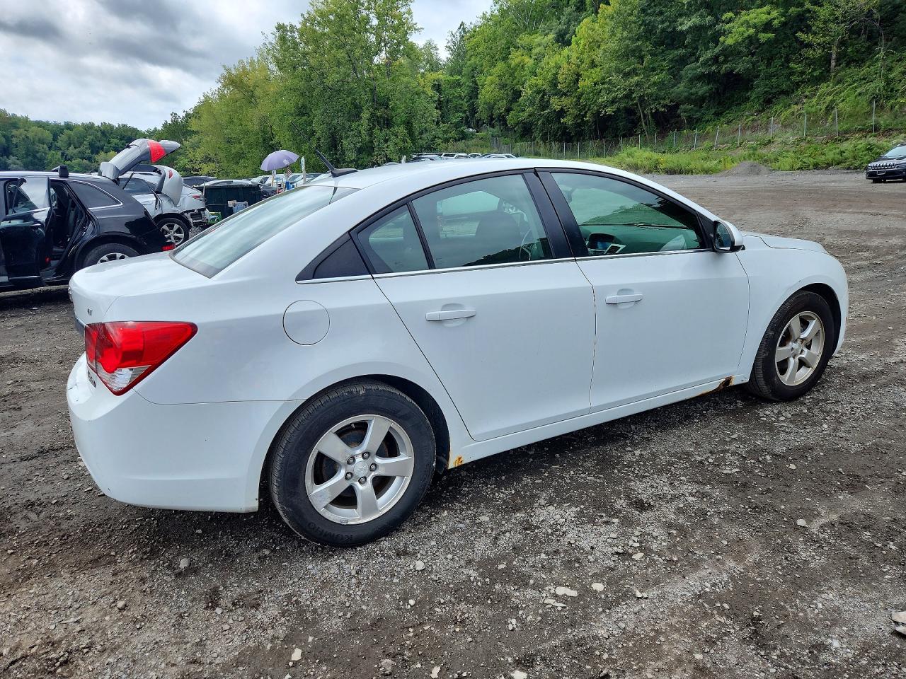2012 Chevrolet Cruze Lt White vin: 1G1PF5SC9C7242758