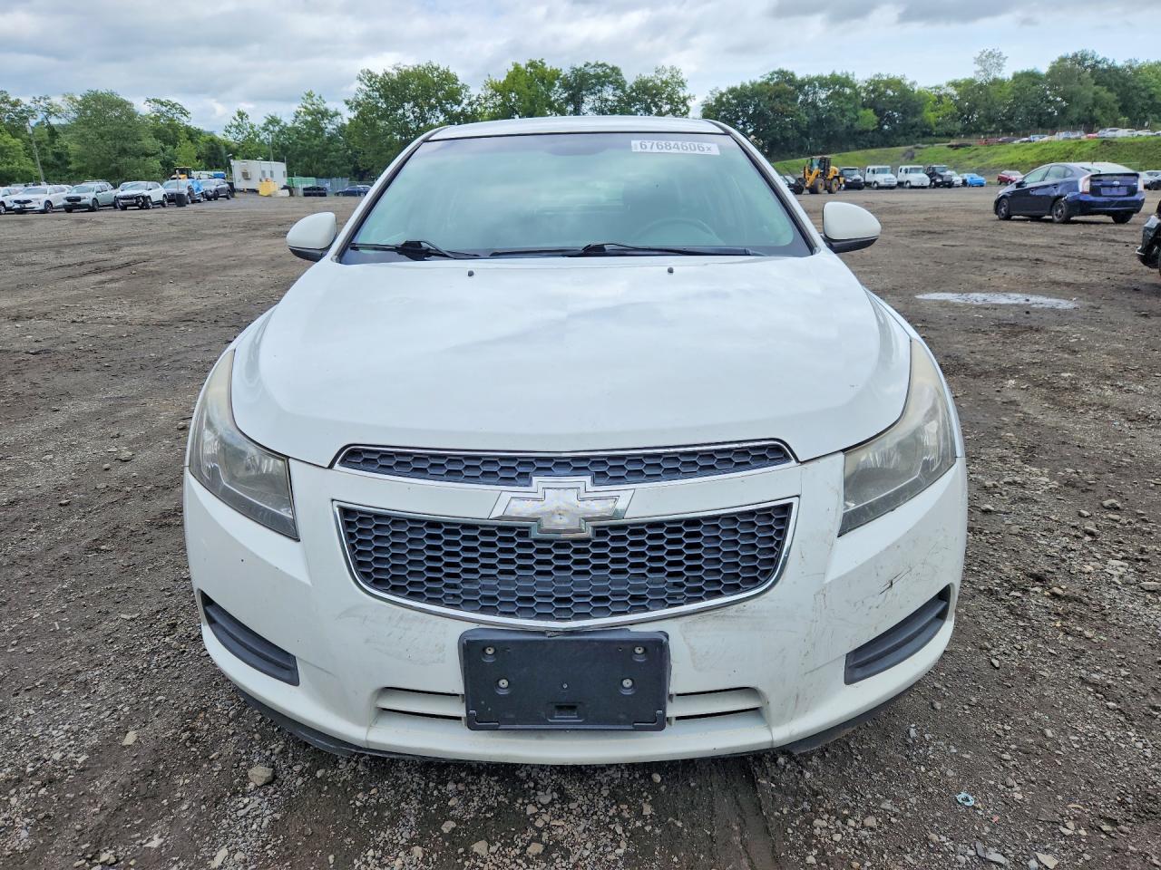 2012 Chevrolet Cruze Lt White vin: 1G1PF5SC9C7242758