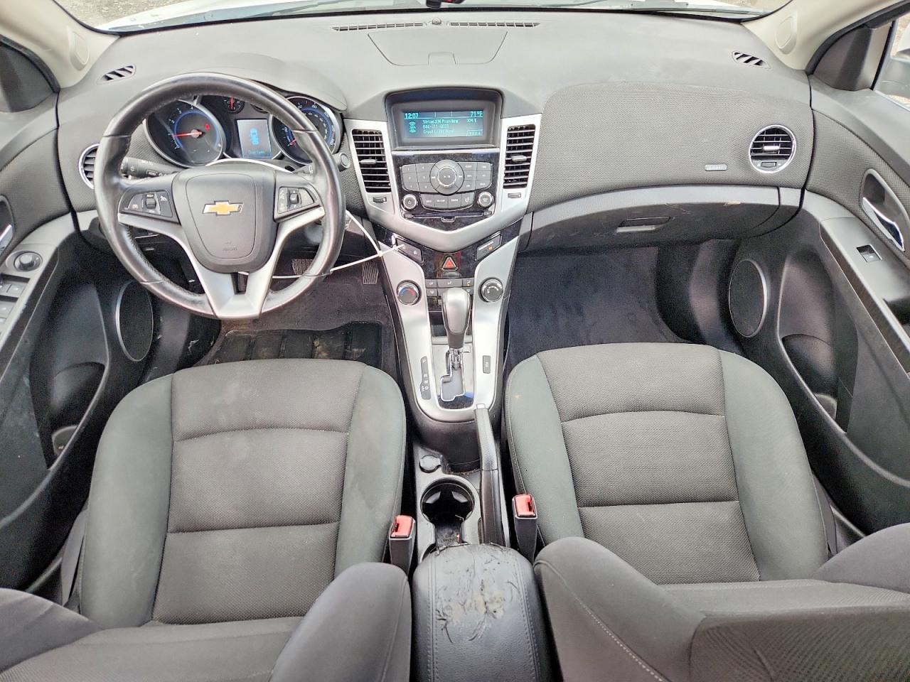 2012 Chevrolet Cruze Lt White vin: 1G1PF5SC9C7242758