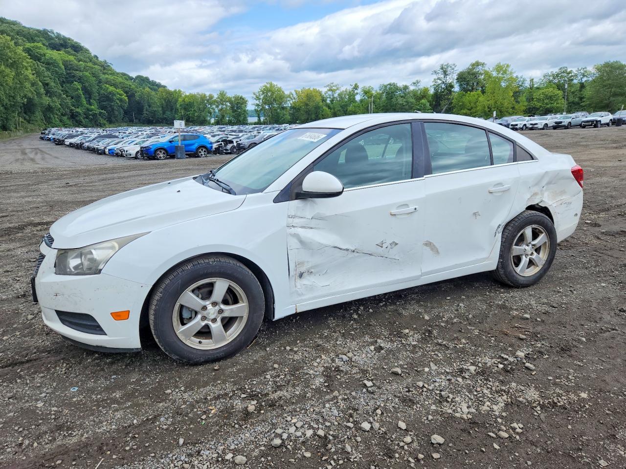 2012 Chevrolet Cruze Lt White vin: 1G1PF5SC9C7242758