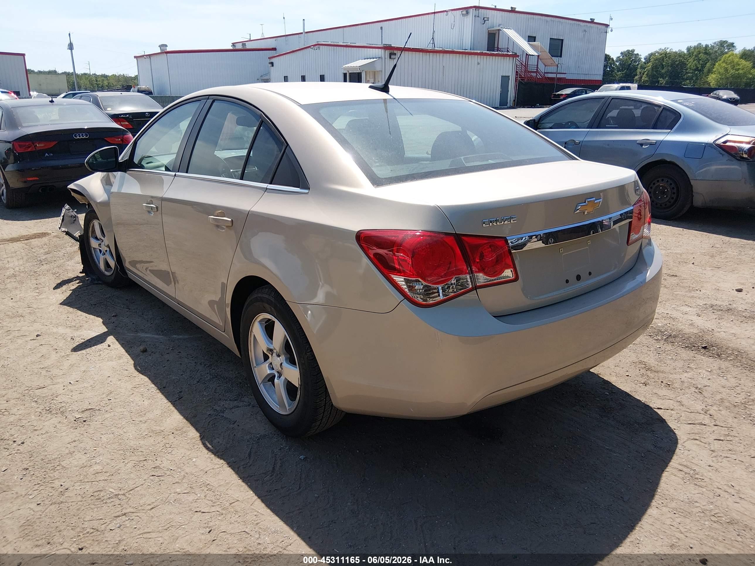 2012 Chevrolet Cruze 1lt Gold vin: 1G1PF5SC9C7245692