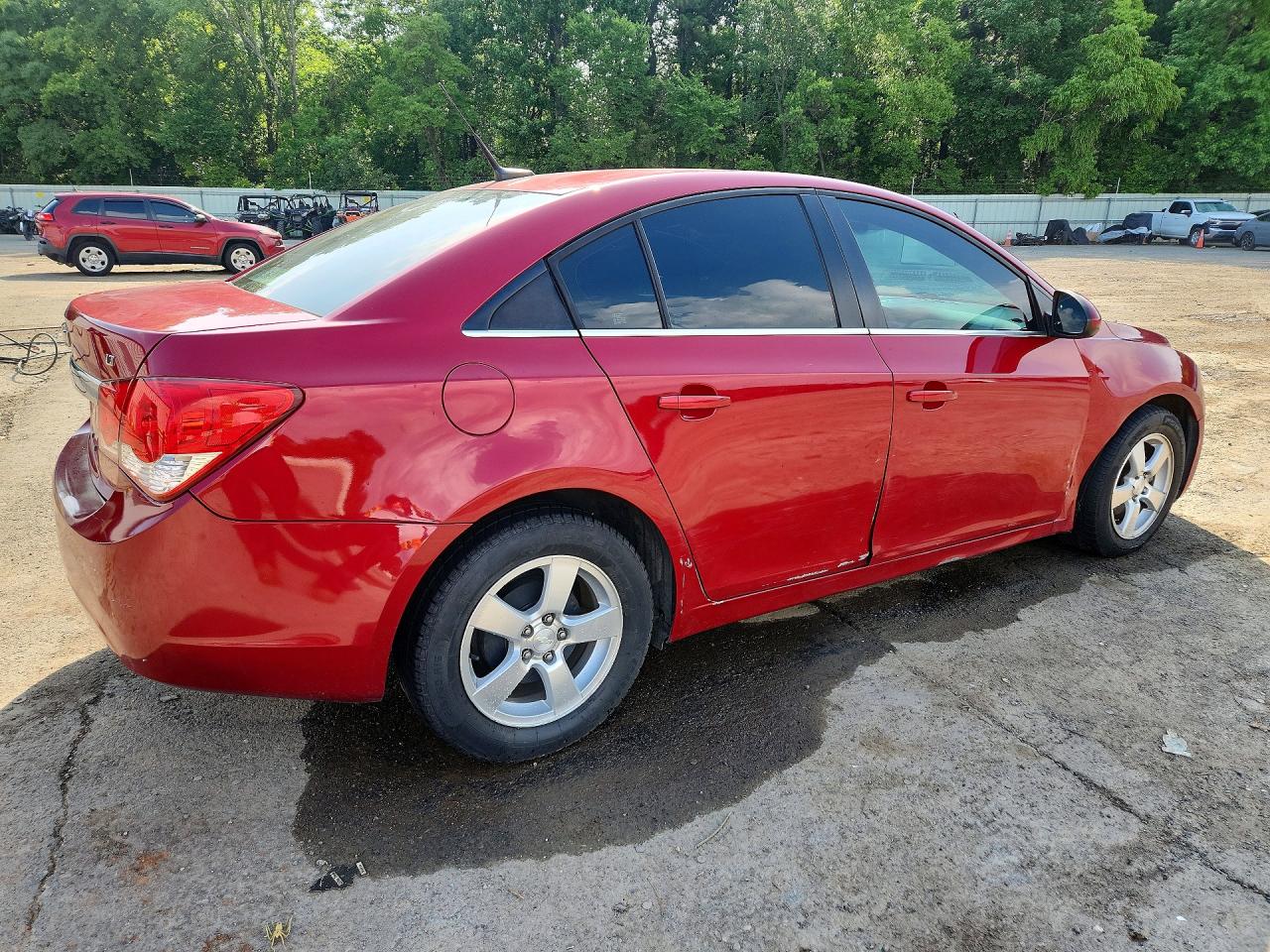 2012 Chevrolet Cruze Lt Red vin: 1G1PF5SC9C7304322