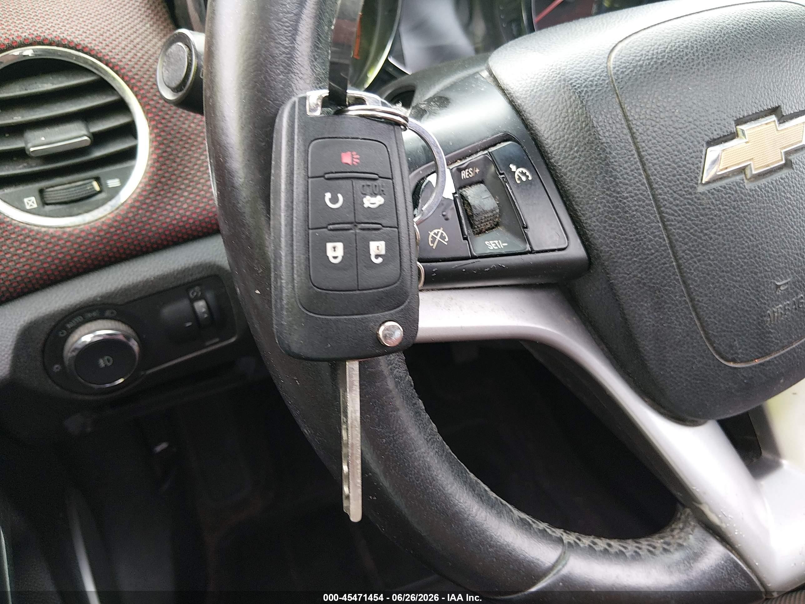 2012 Chevrolet Cruze 1lt Red vin: 1G1PF5SC9C7329804