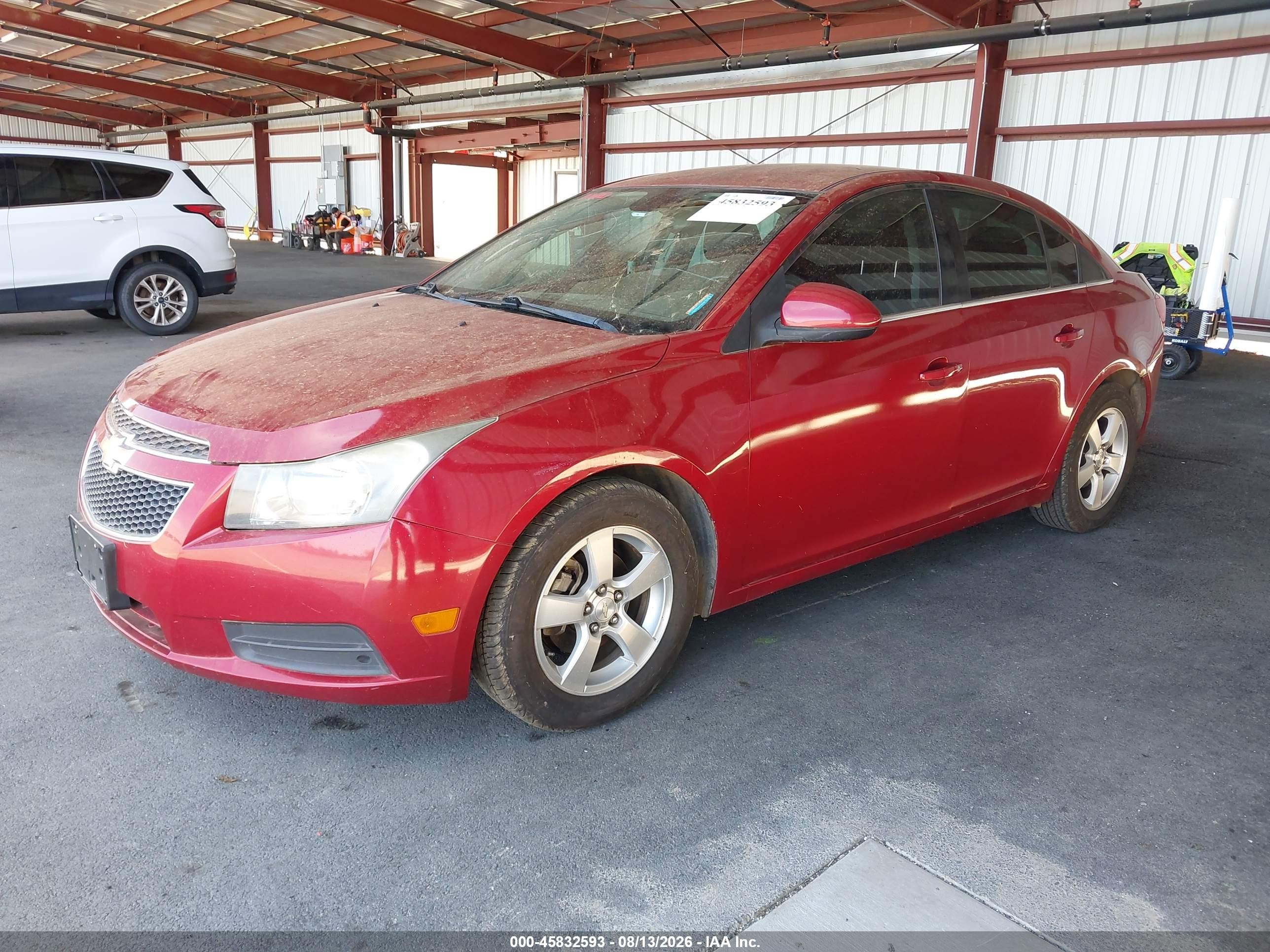 2012 Chevrolet Cruze 1lt Бордовый vin: 1G1PF5SC9C7347963
