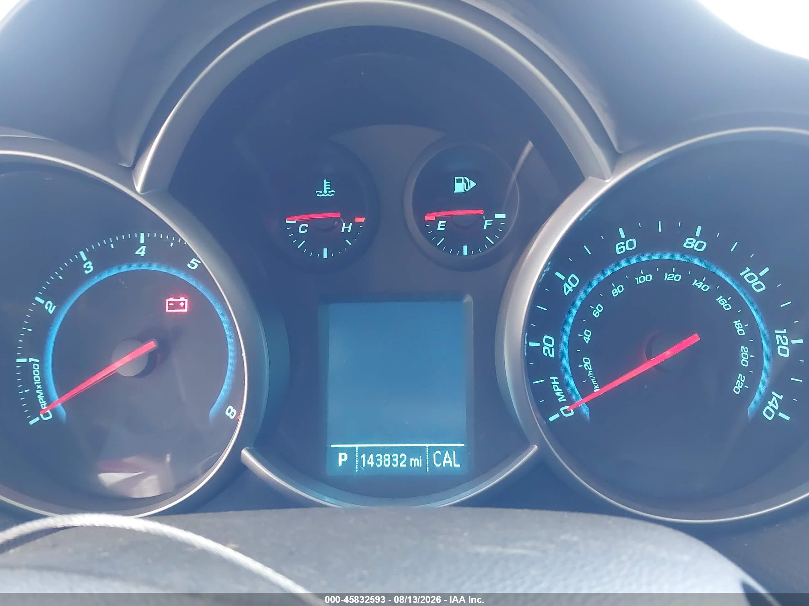 2012 Chevrolet Cruze 1lt Бордовый vin: 1G1PF5SC9C7347963