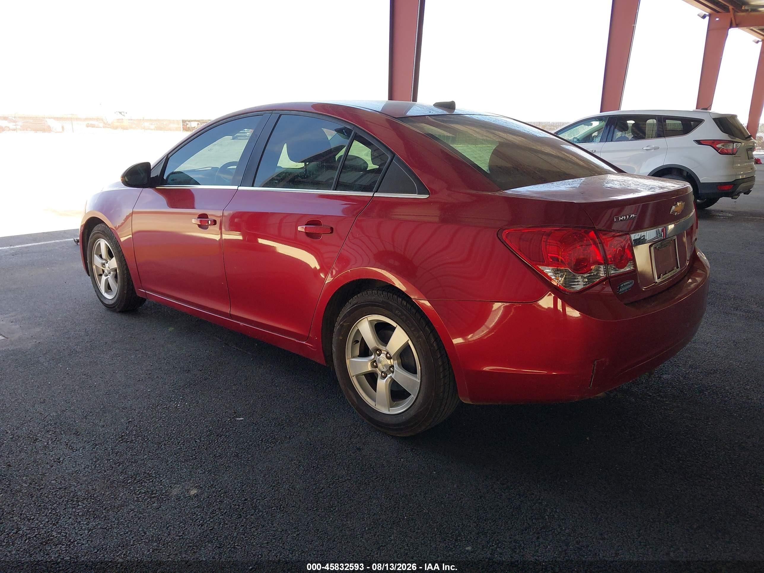 2012 Chevrolet Cruze 1lt Бордовый vin: 1G1PF5SC9C7347963