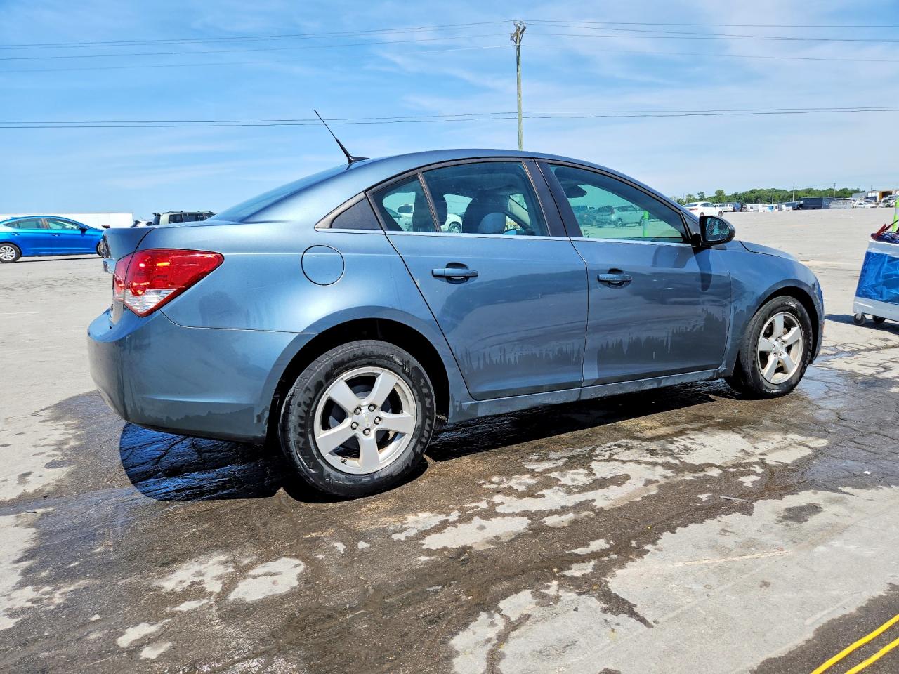 2012 Chevrolet Cruze Lt Blue vin: 1G1PF5SC9C7351088