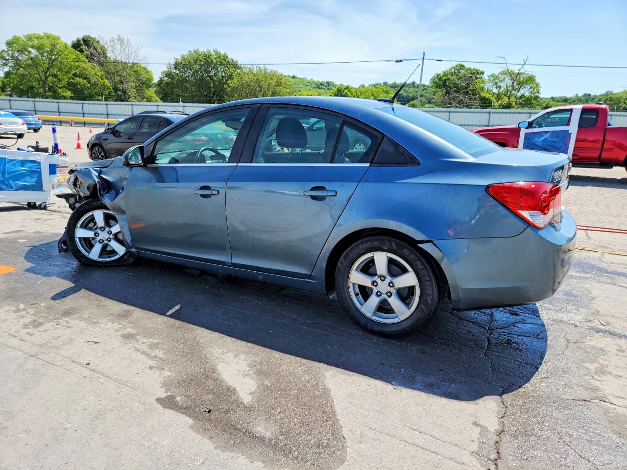 2012 Chevrolet Cruze Lt Blue vin: 1G1PF5SC9C7351088