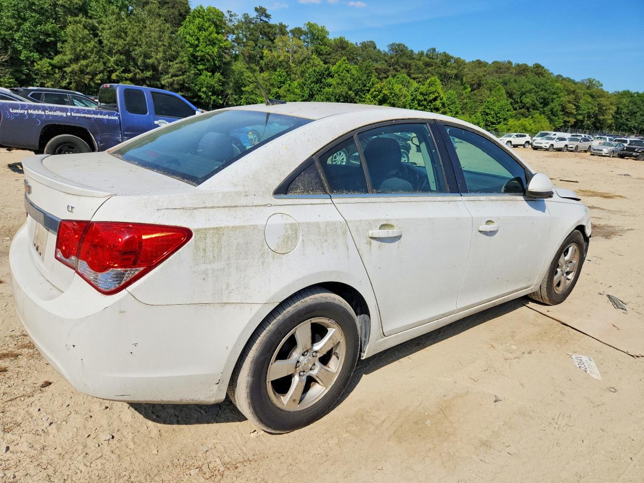 2012 Chevrolet Cruze Lt White vin: 1G1PF5SC9C7370174