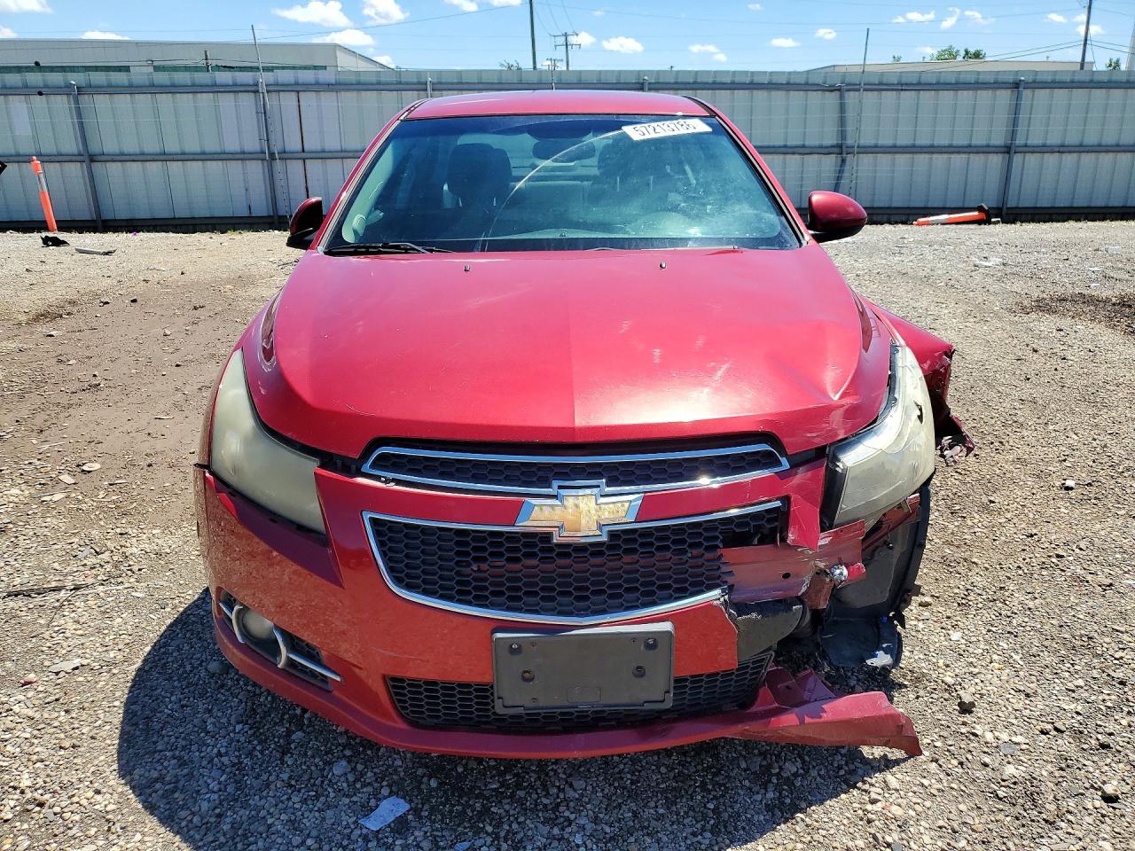 2012 Chevrolet Cruze Lt Красный vin: 1G1PF5SCXC7215679