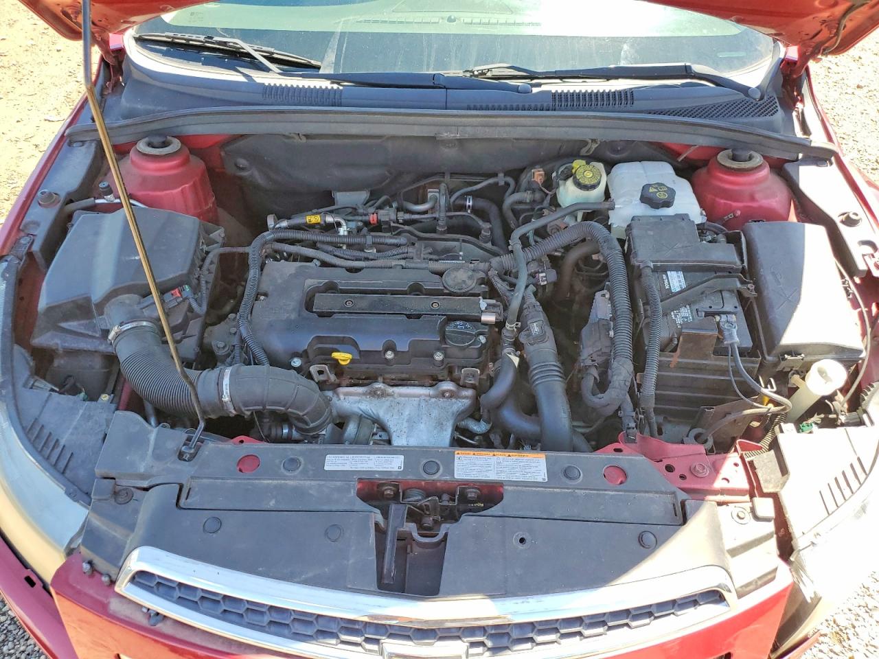 2012 Chevrolet Cruze Lt Красный vin: 1G1PF5SCXC7215679