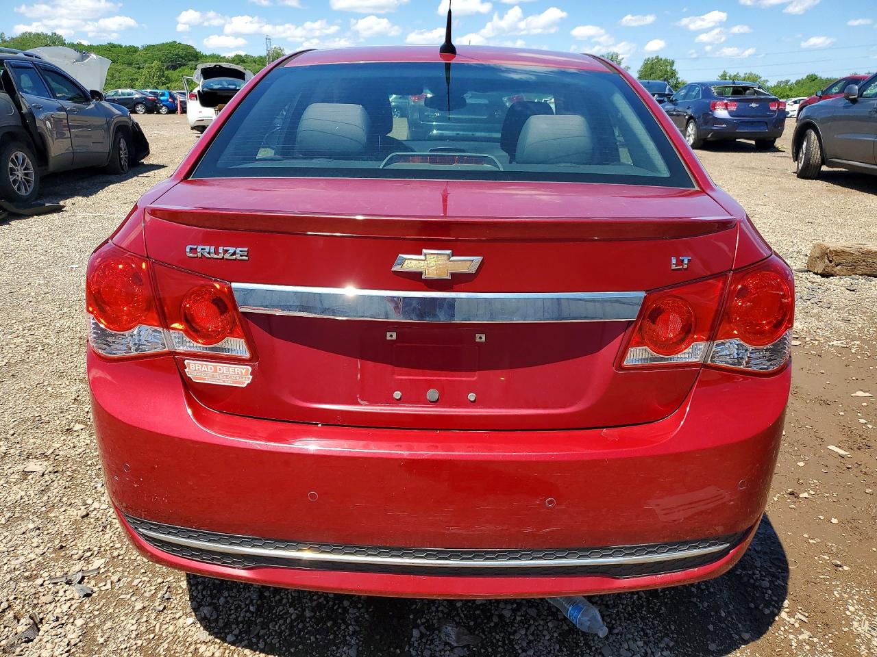 2012 Chevrolet Cruze Lt Красный vin: 1G1PF5SCXC7215679