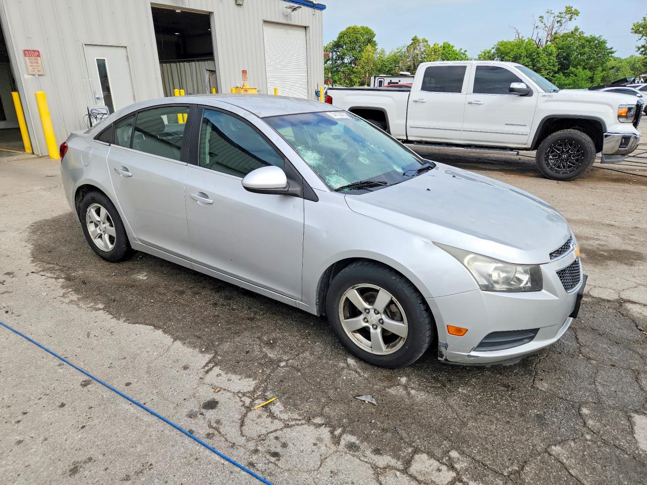2012 Chevrolet Cruze Lt Silver vin: 1G1PF5SCXC7251131